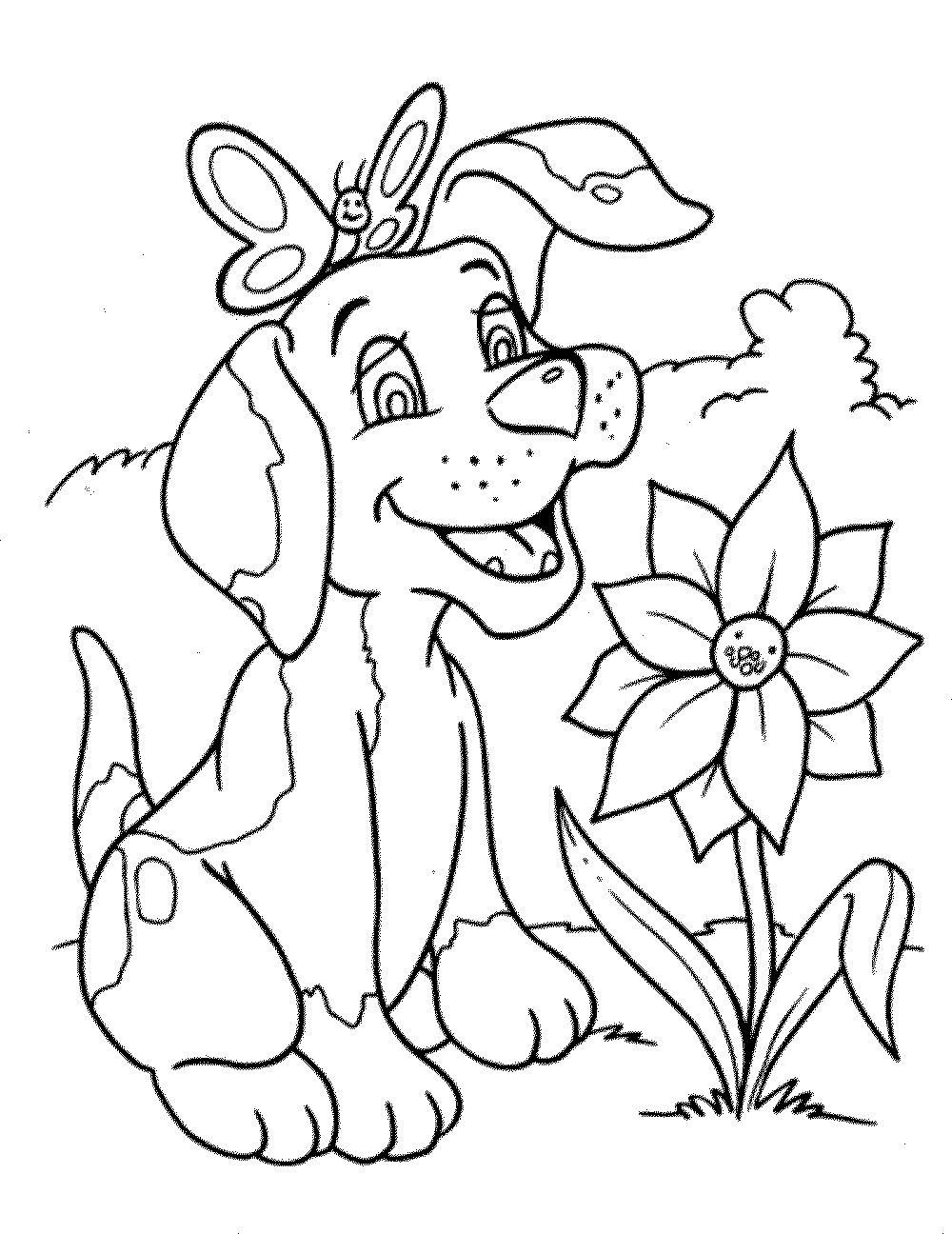 Employ Dog Coloring Pages for Your Children’s Creative Time