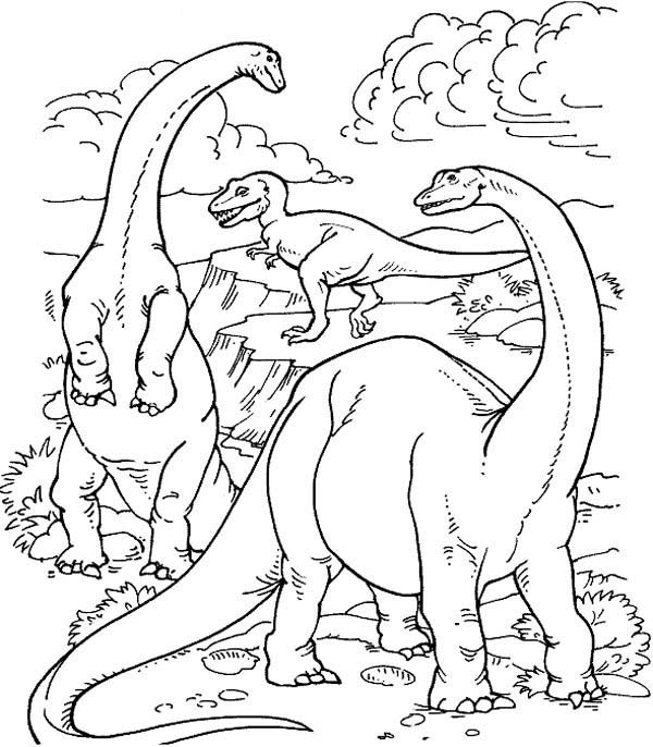 Dinosaur Coloring Pages for Kids