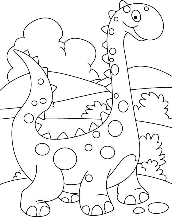 Dinosaur Coloring Pages for Kids