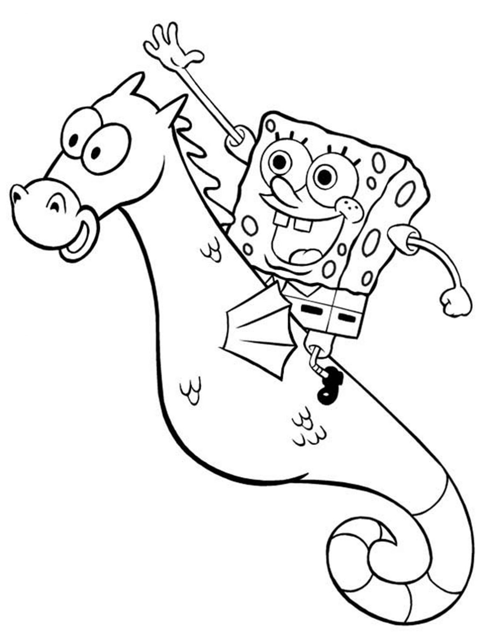 Print Download Choosing SpongeBob Coloring Pages For