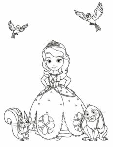 Princess coloring pages