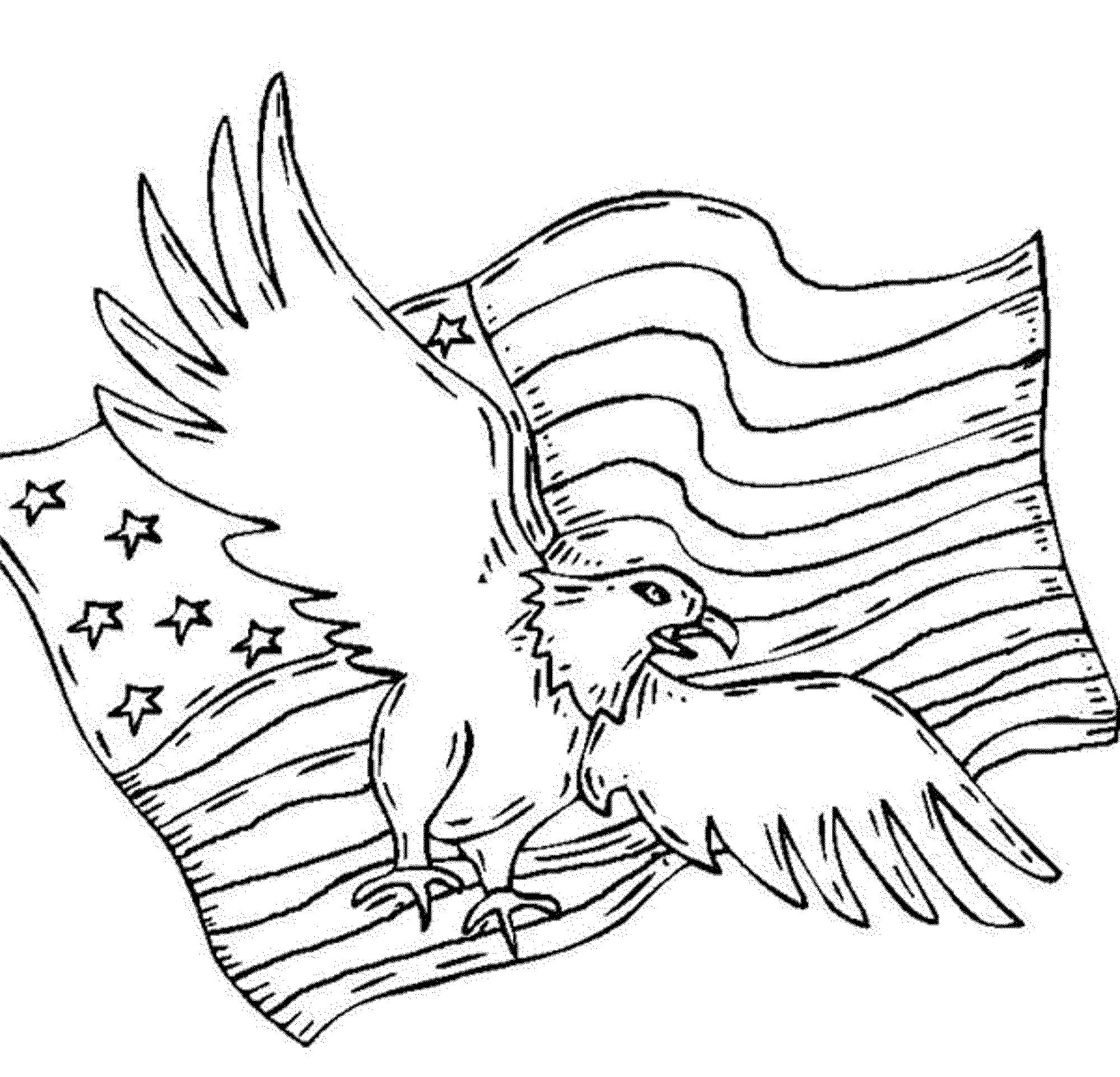 American-Flag-Coloring-Page-for-the-Love-of-the-Country