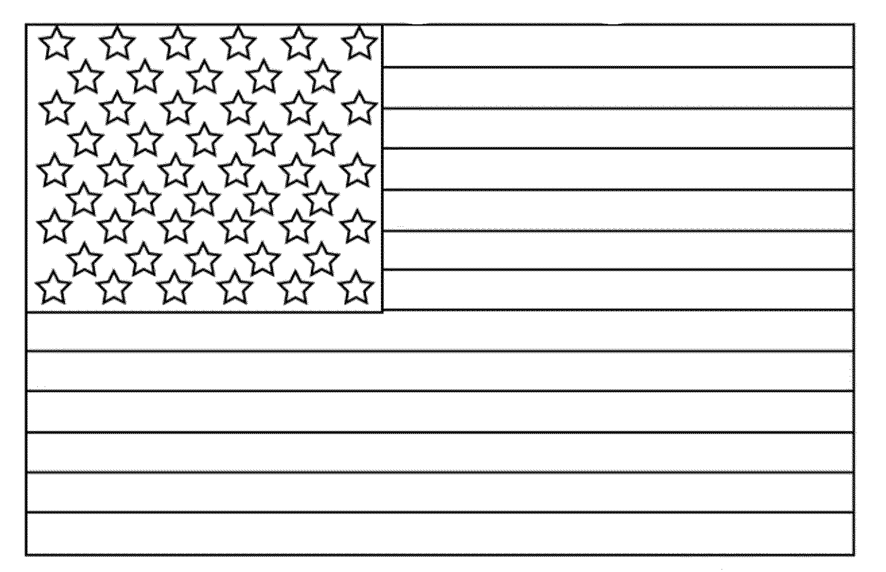 american flag coloring page to print