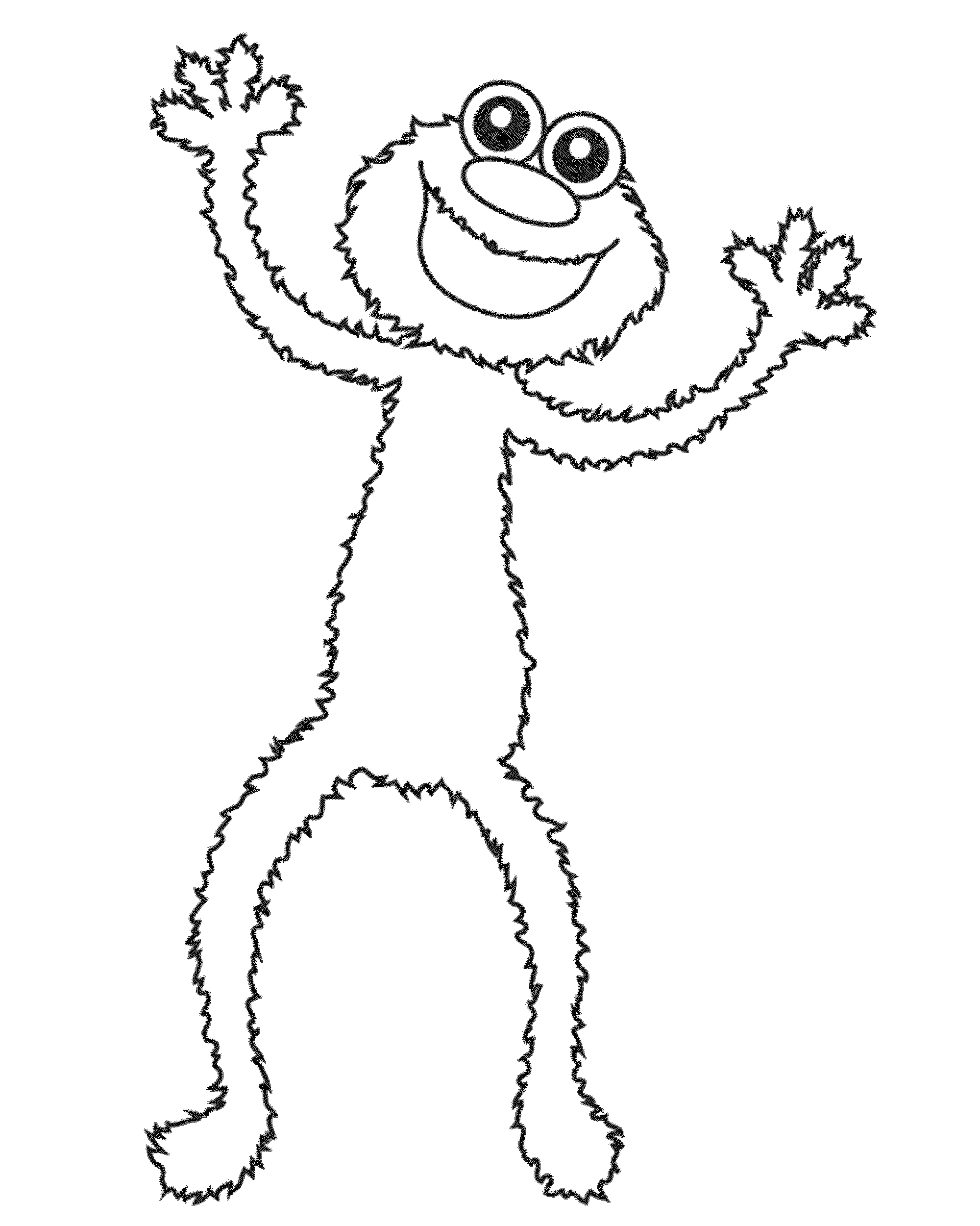 Print & Download - Elmo Coloring Pages for Children’s Home Activity