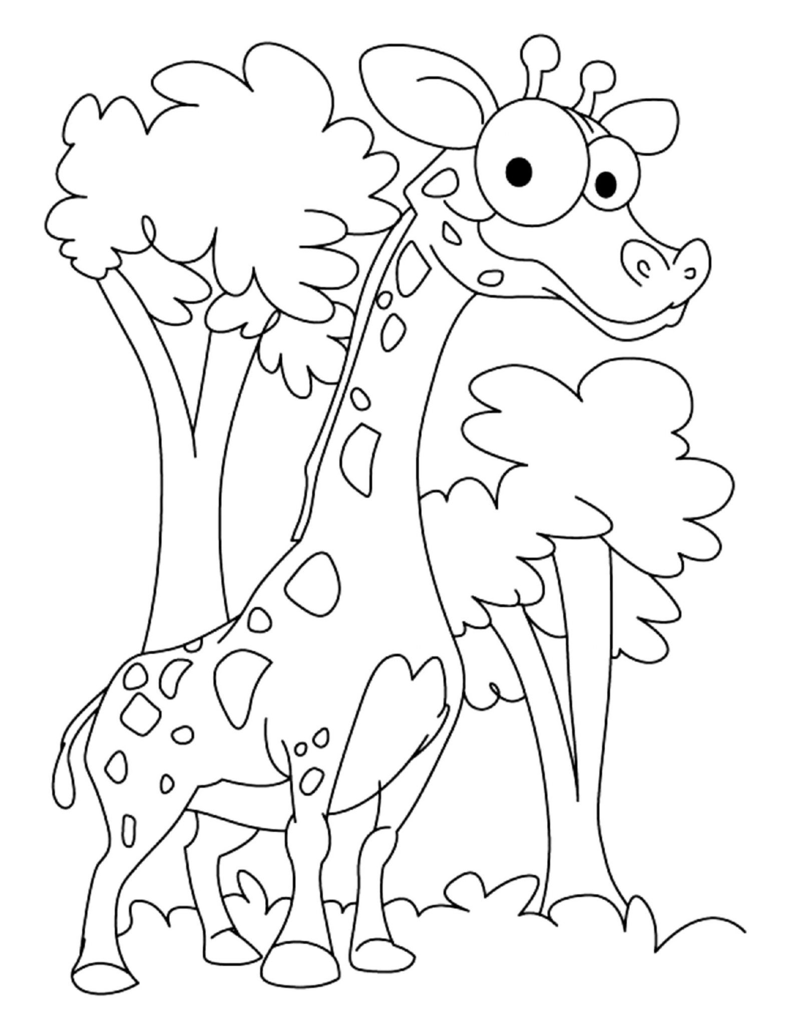 baby-giraffe-coloring-pages | | BestAppsForKids.com