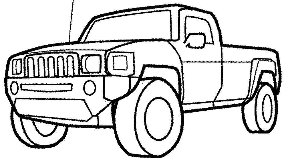 Download Print & Download - Kids Cars Coloring Pages