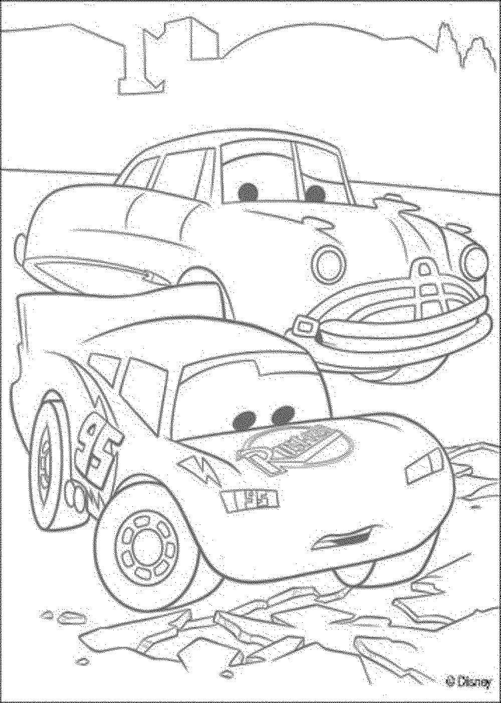 Print & Download - Kids Cars Coloring Pages