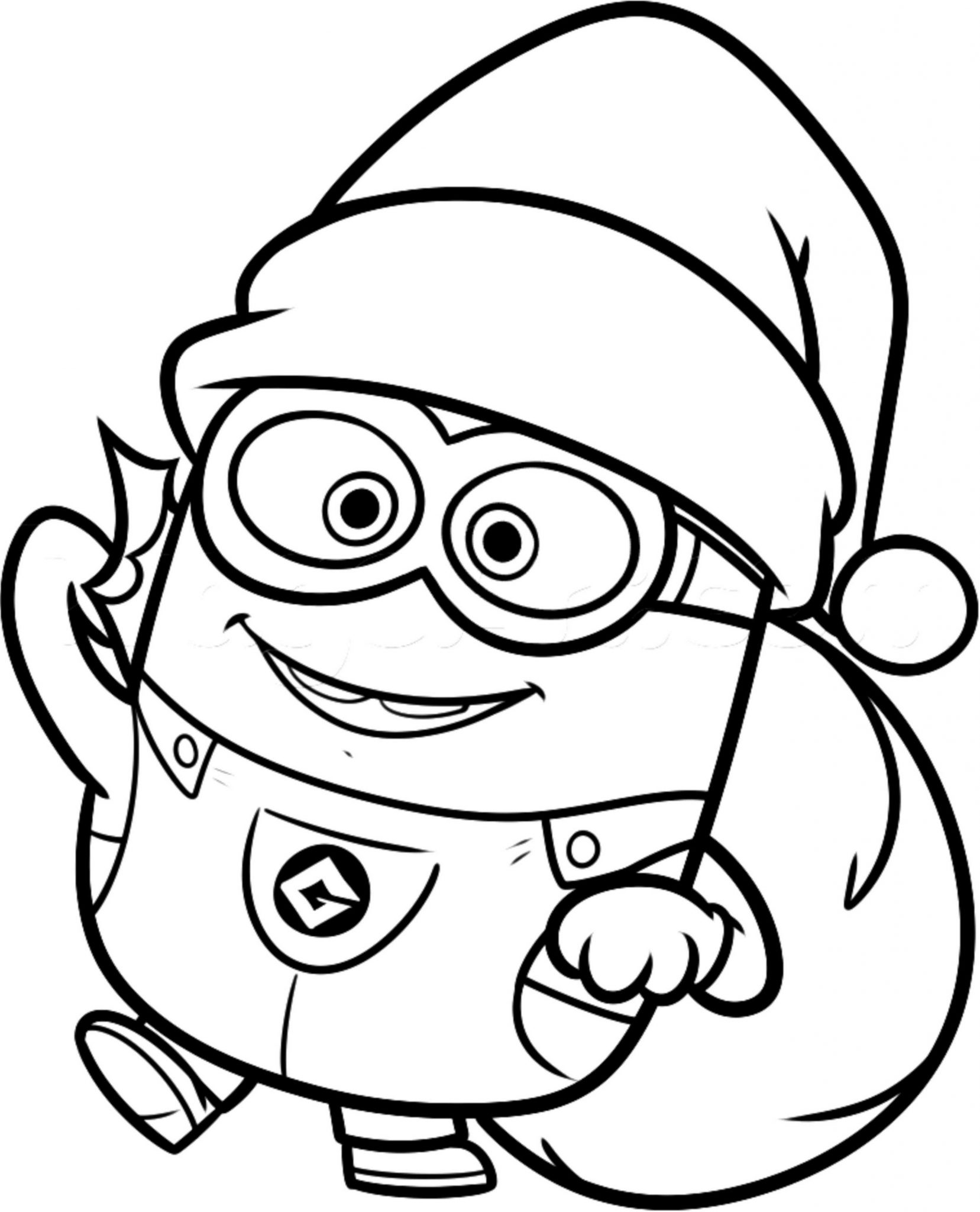 Print  Download  Minion Coloring Pages for Kids to Have 