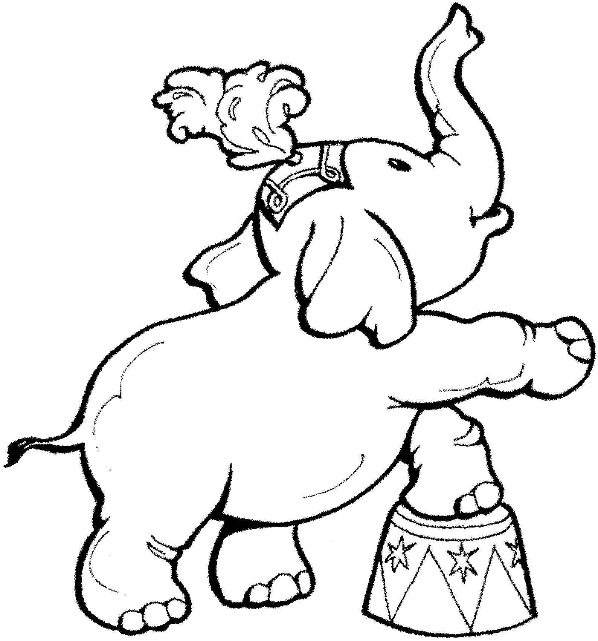 coloringpageelephant   BestAppsForKids.com