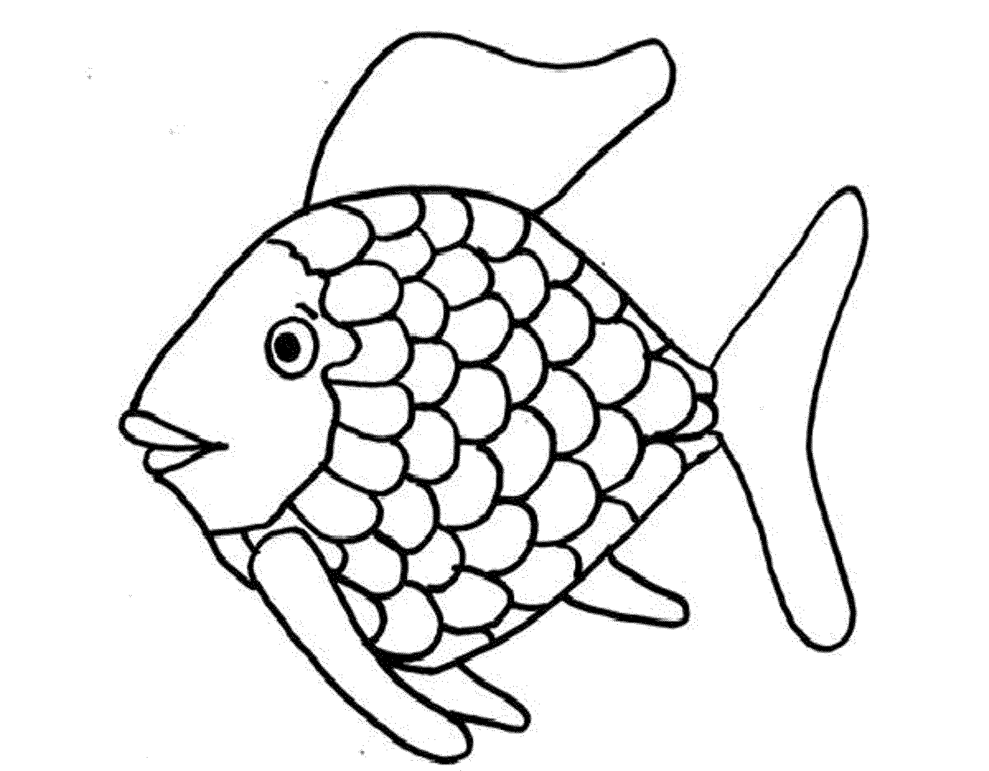 Cute Fish Coloring Page