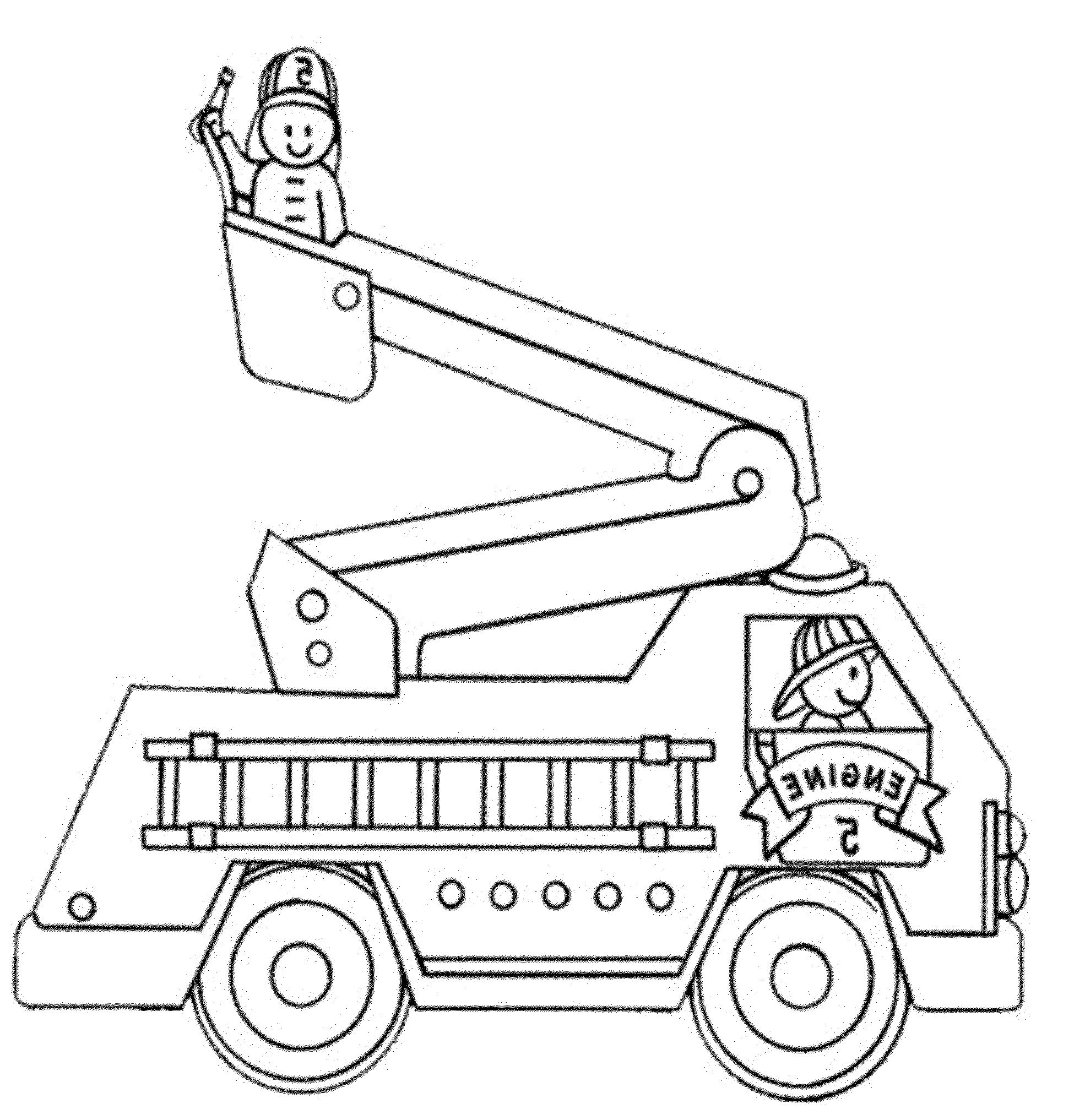 Free Printable Fire Truck Coloring Page Printable Templates