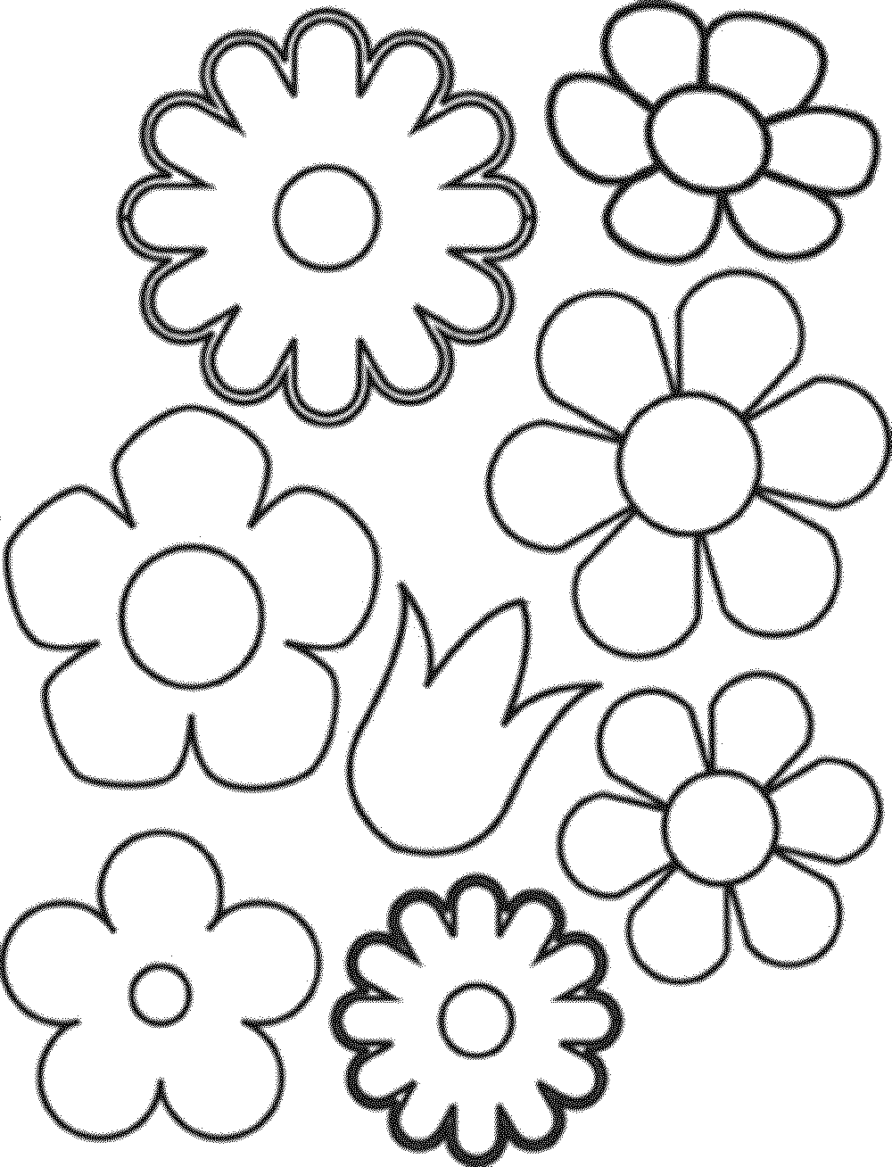 print-download-some-common-variations-of-the-flower-coloring-pages