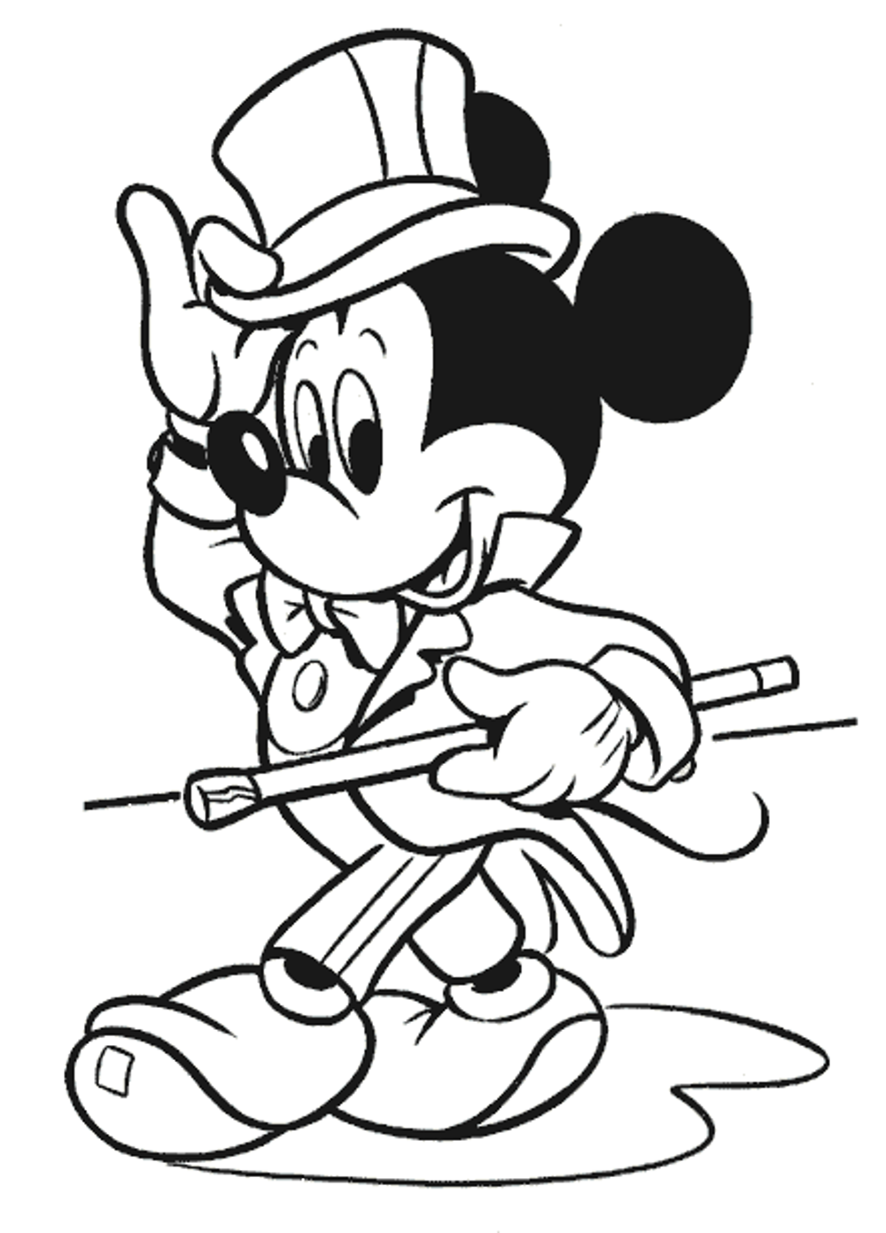 Download Learning Through Mickey Mouse Coloring Pages