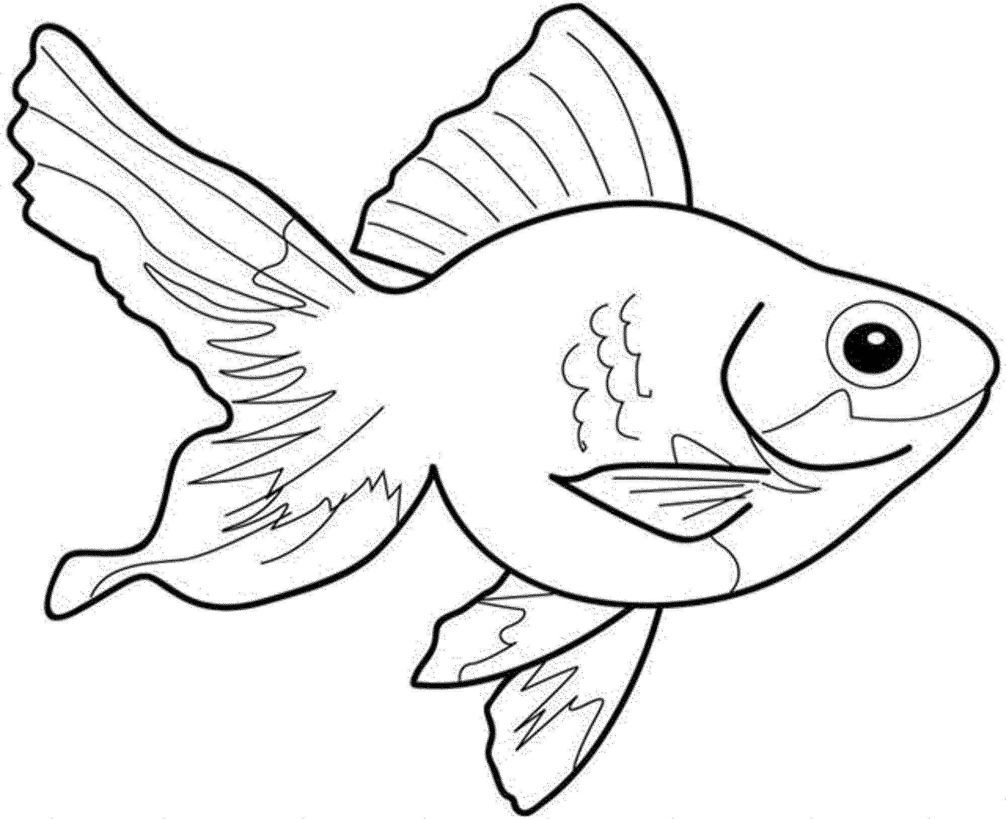 Print & Download - Cute and Educative Fish Coloring Pages