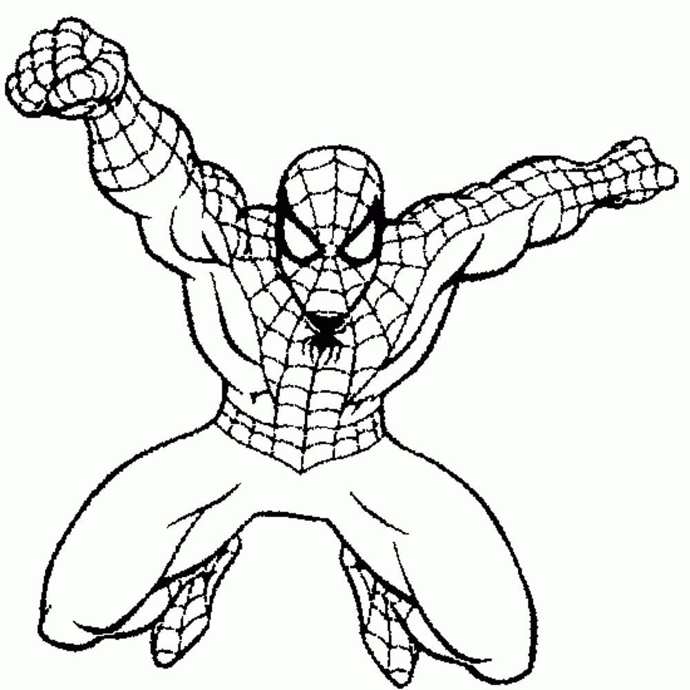 spiderman coloring pages