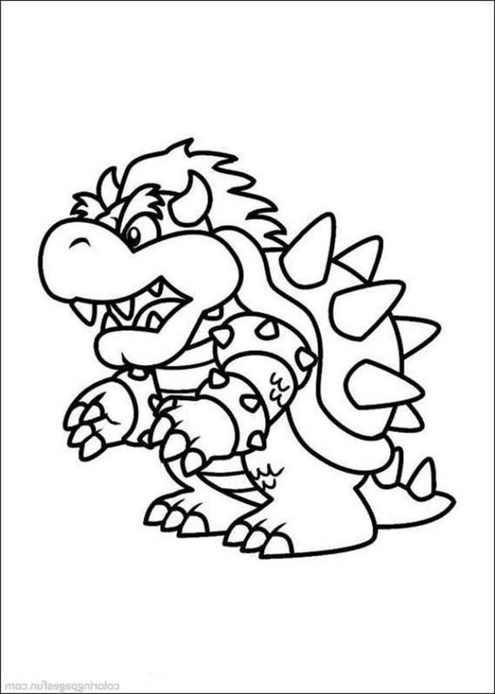 Coloring Pages For Kids Super Mario Super Mario Coloring Pages