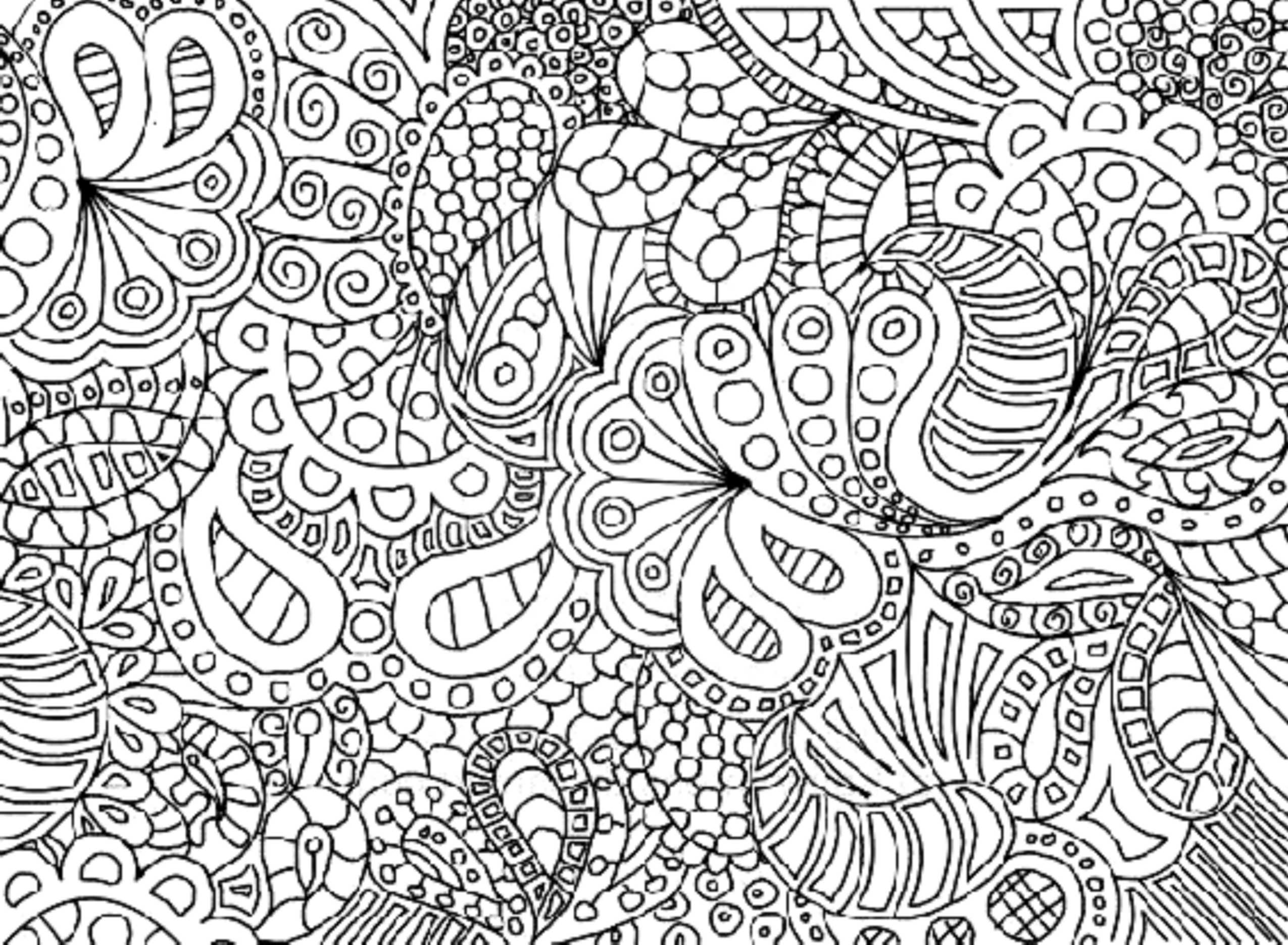 Print Download Complex Coloring Pages For Kids And Adults