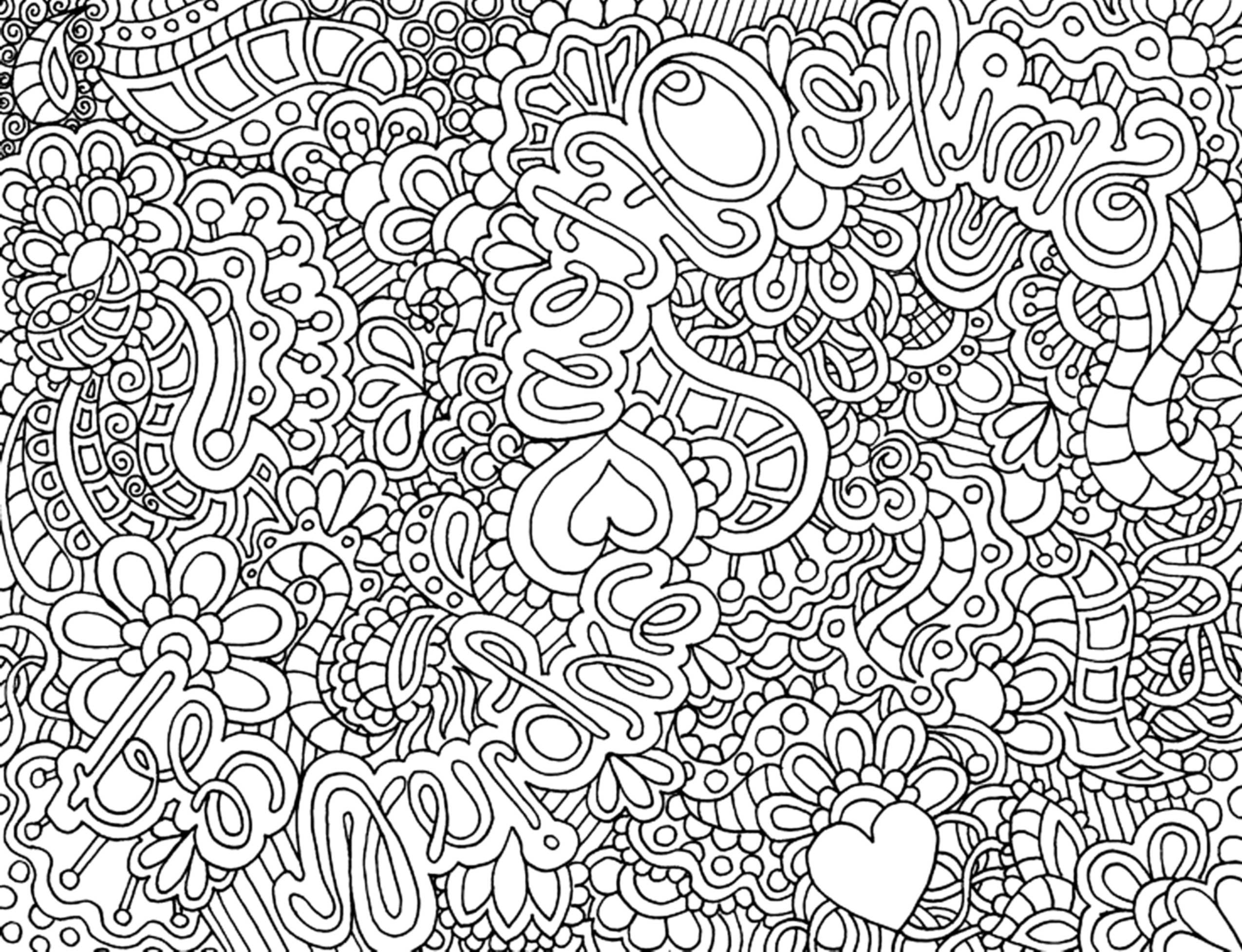 Print & Download - Complex Coloring Pages for Kids and Adults