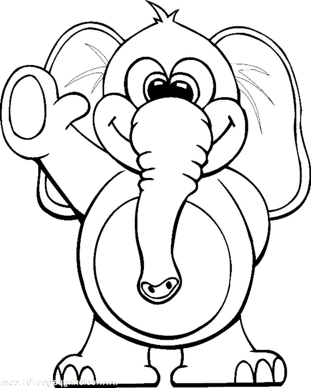 Download Print & Download - Teaching Kids through Elephant Coloring ...