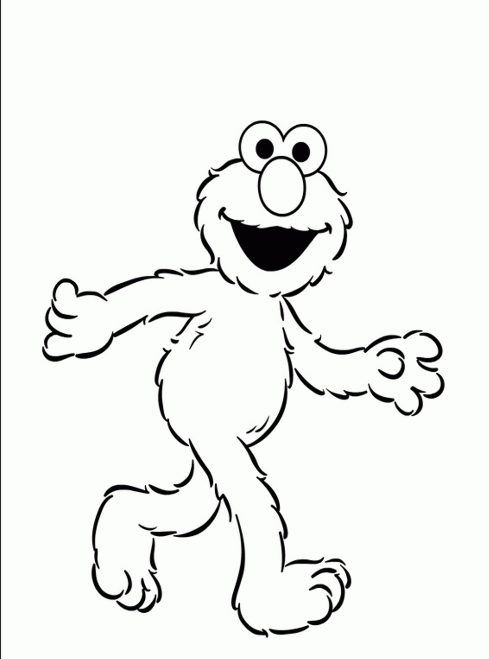 elmo coloring pages to print