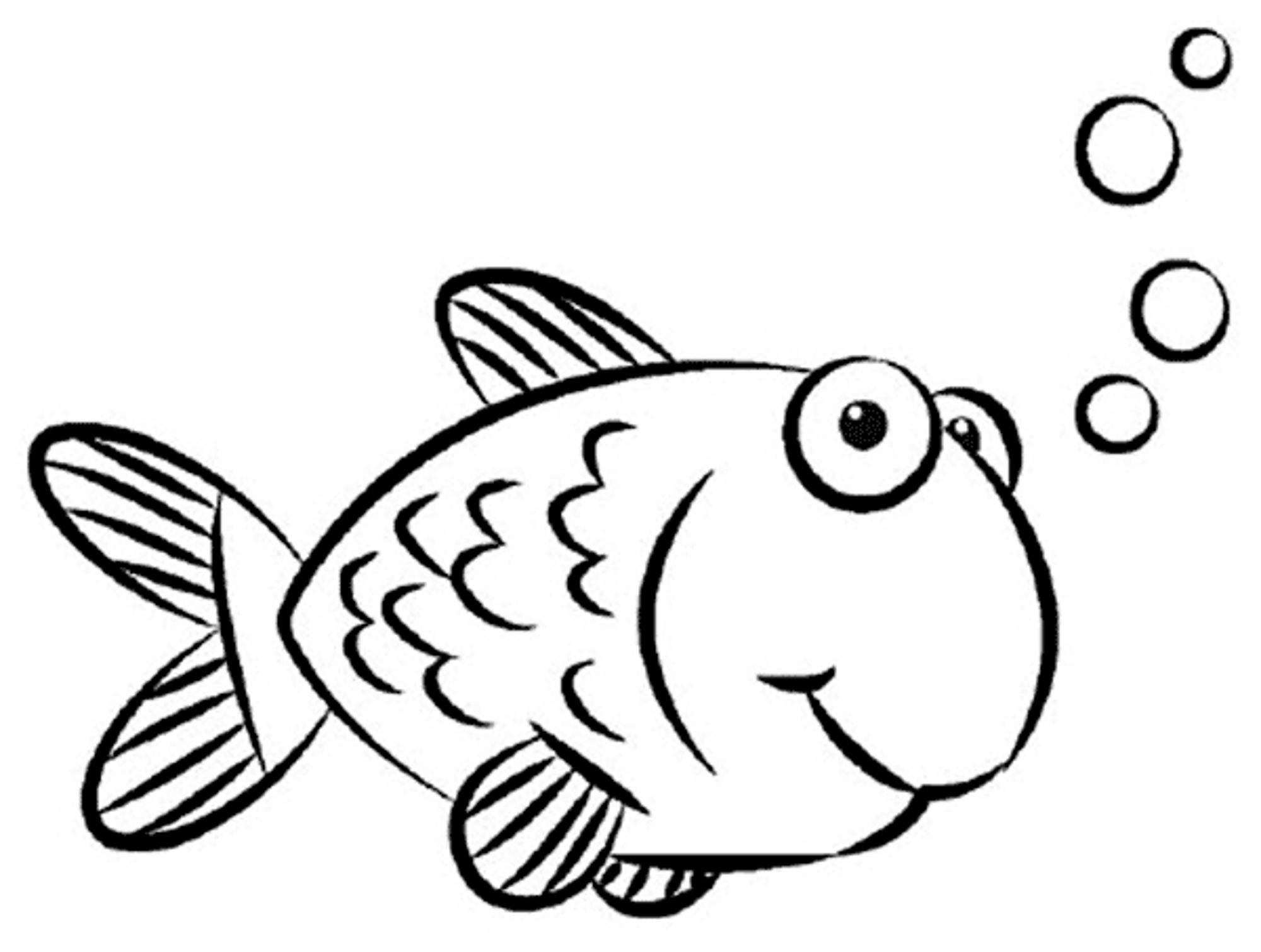 Cute and Educative Fish Coloring Pages