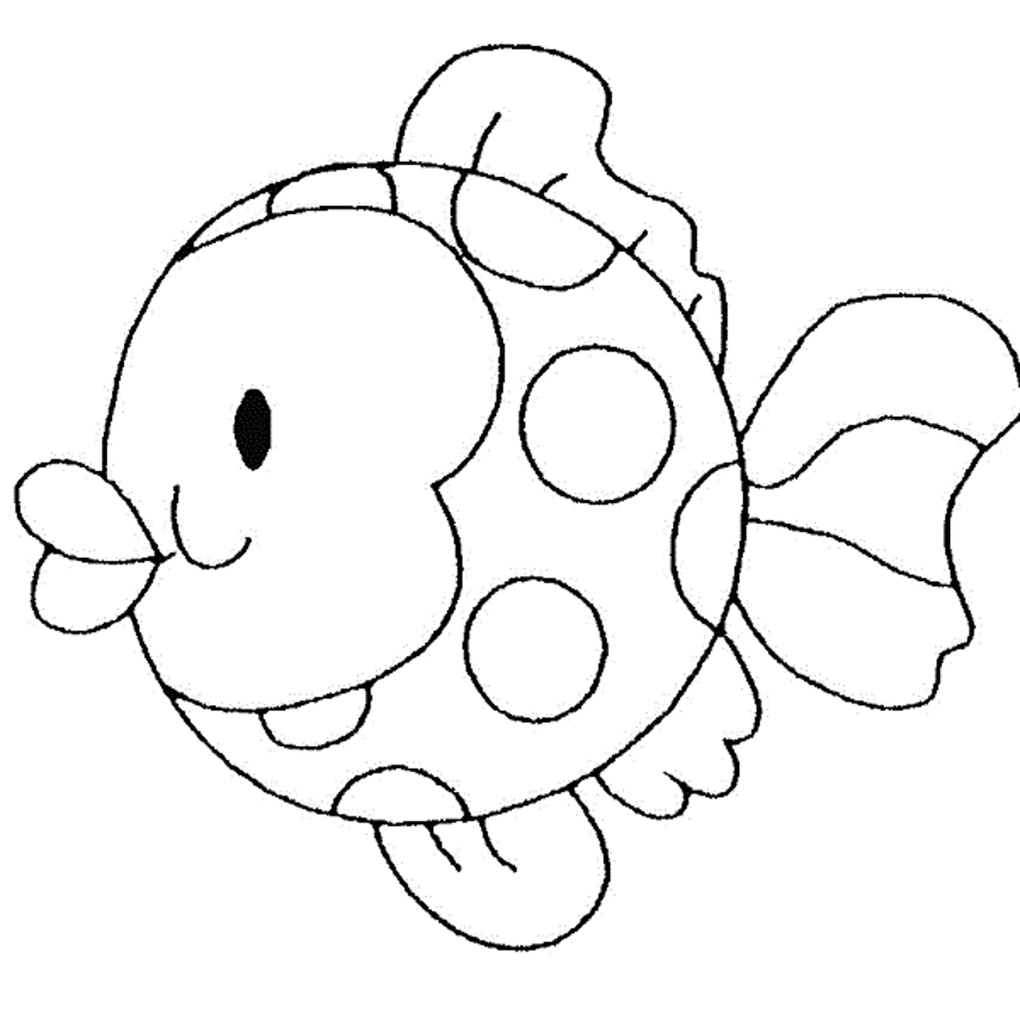 Print & Download - Cute and Educative Fish Coloring Pages