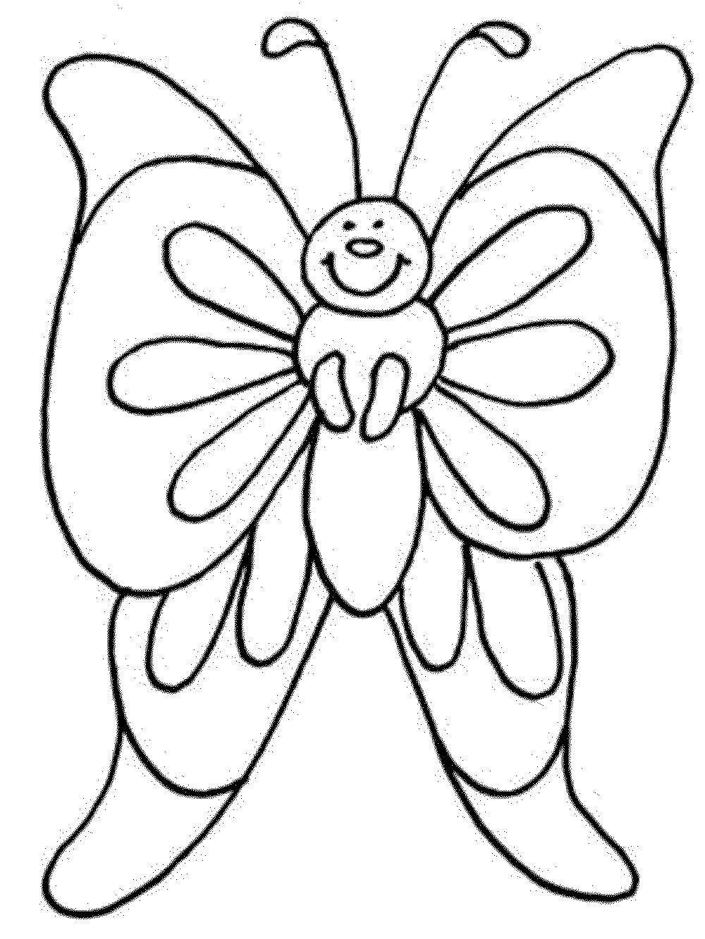 flower garden butterfly coloring pages