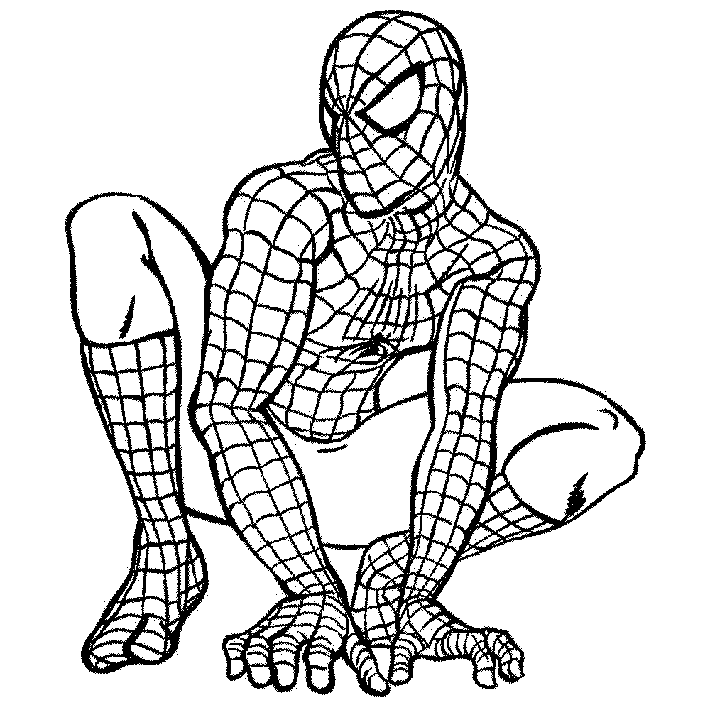 free coloring pages spiderman