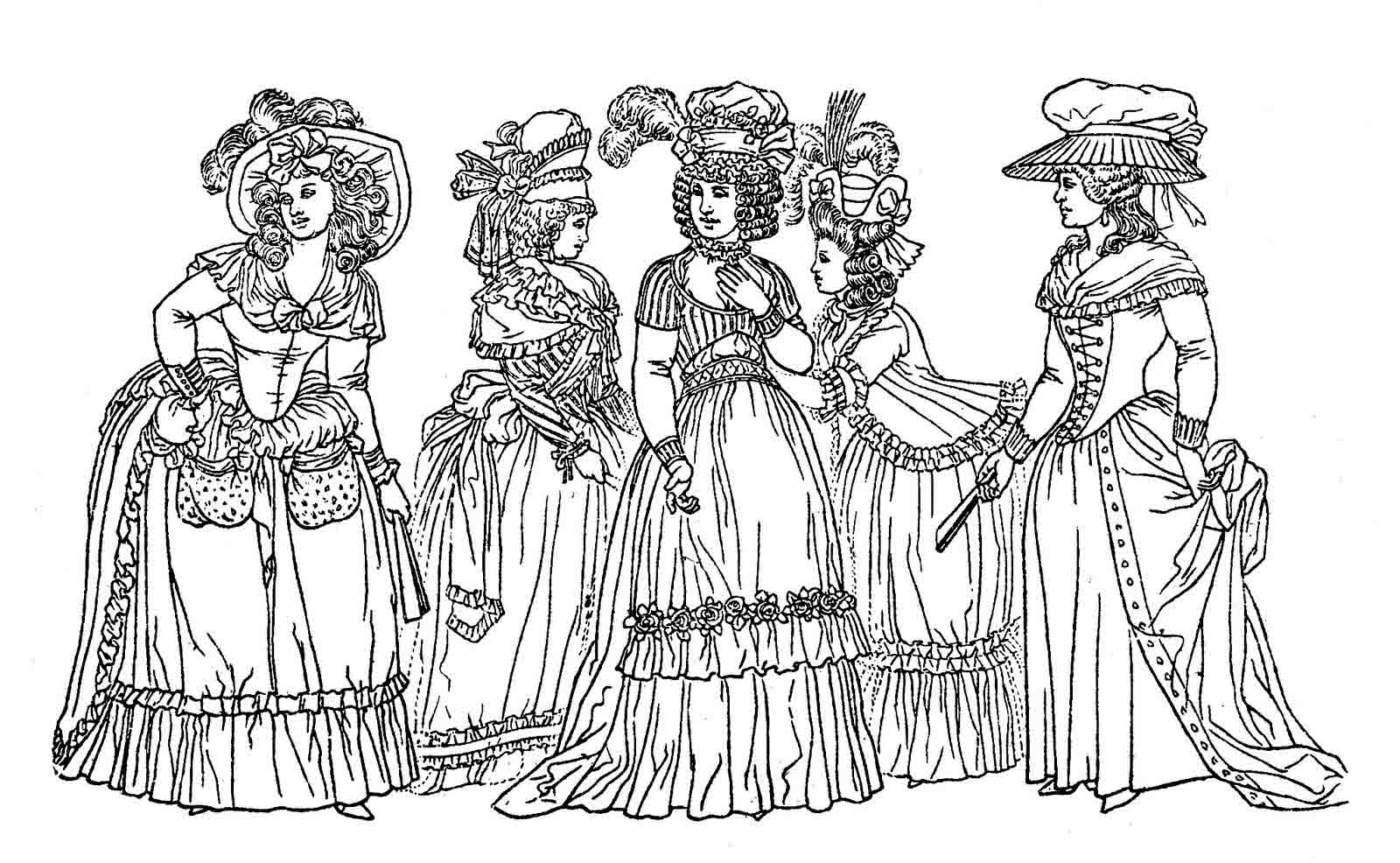 Victorian Christmas Coloring Pages