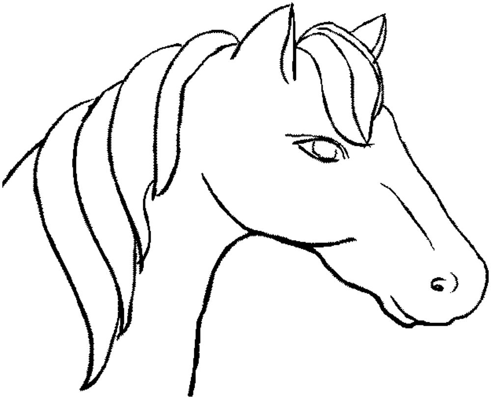 faked out horse coloring pages - photo #3