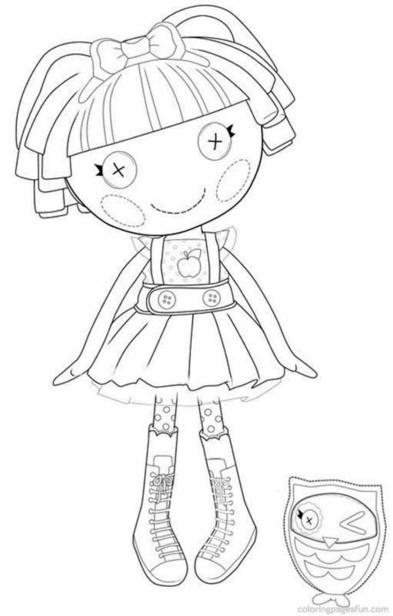 Gallery of Giving Task for Kids to Have Lalaloopsy Coloring Pages