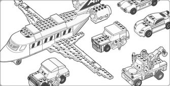 create your own lego coloring pages for kids