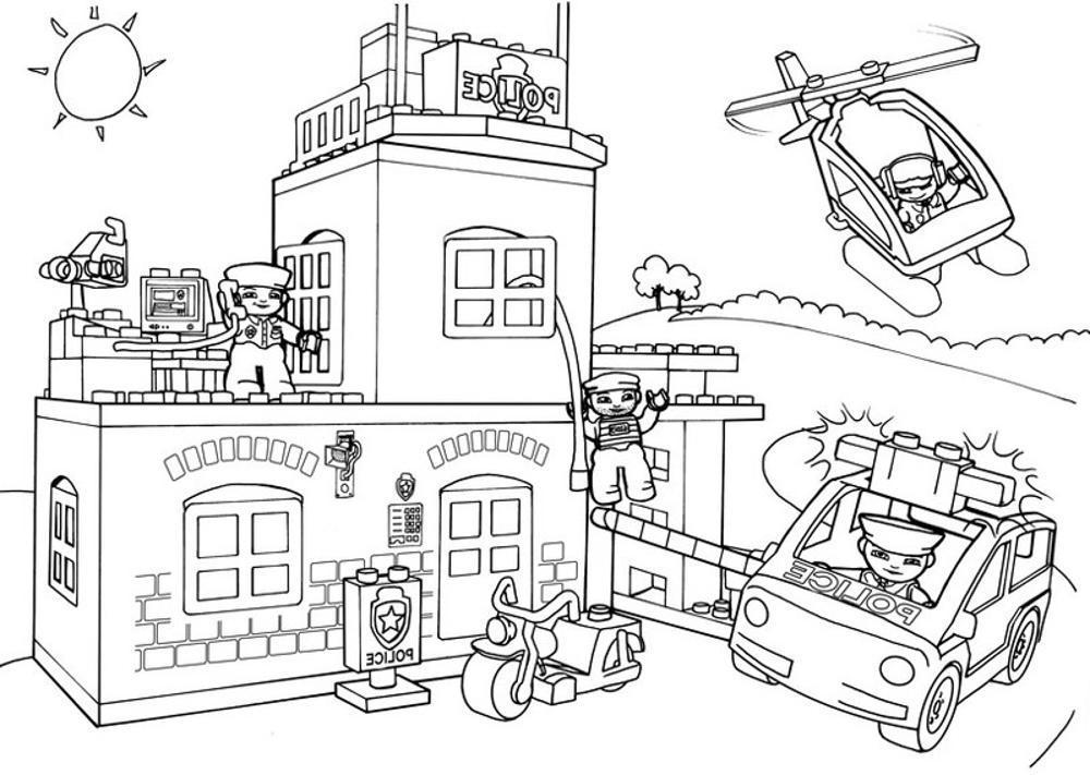 Create Your Own Lego Coloring Pages for Kids