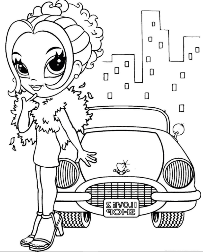 Gallery of Cross Your Imagination Colors with Lisa Frank Coloring Pages