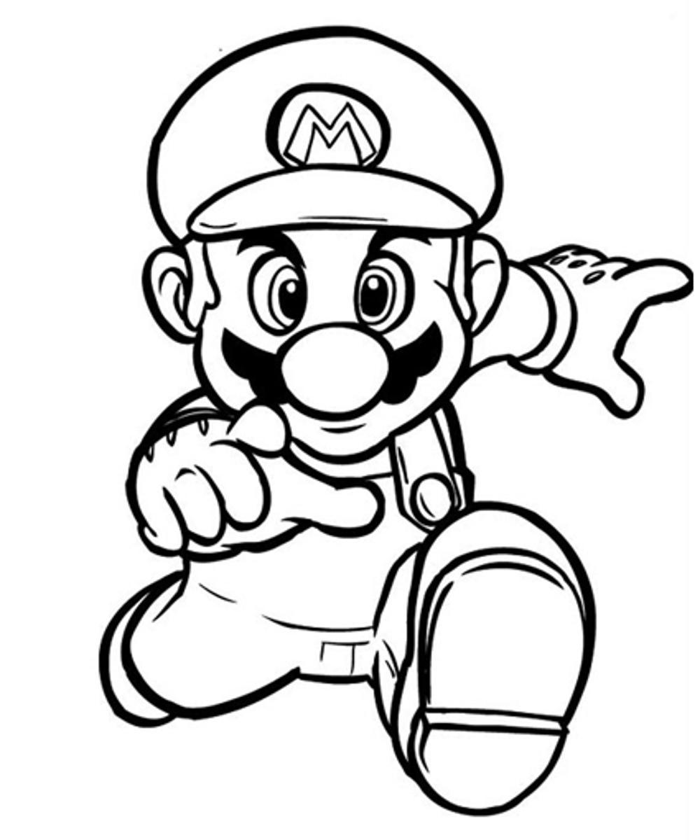Mario Coloring Pages Themes Best Apps For Kids