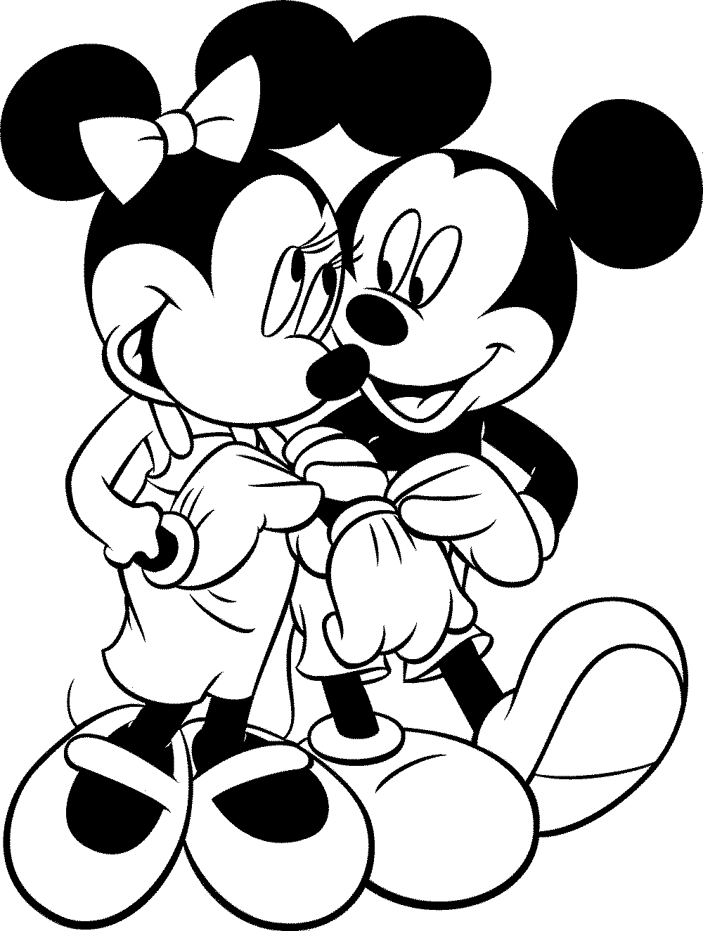 Learning Through Mickey Mouse Coloring Pages