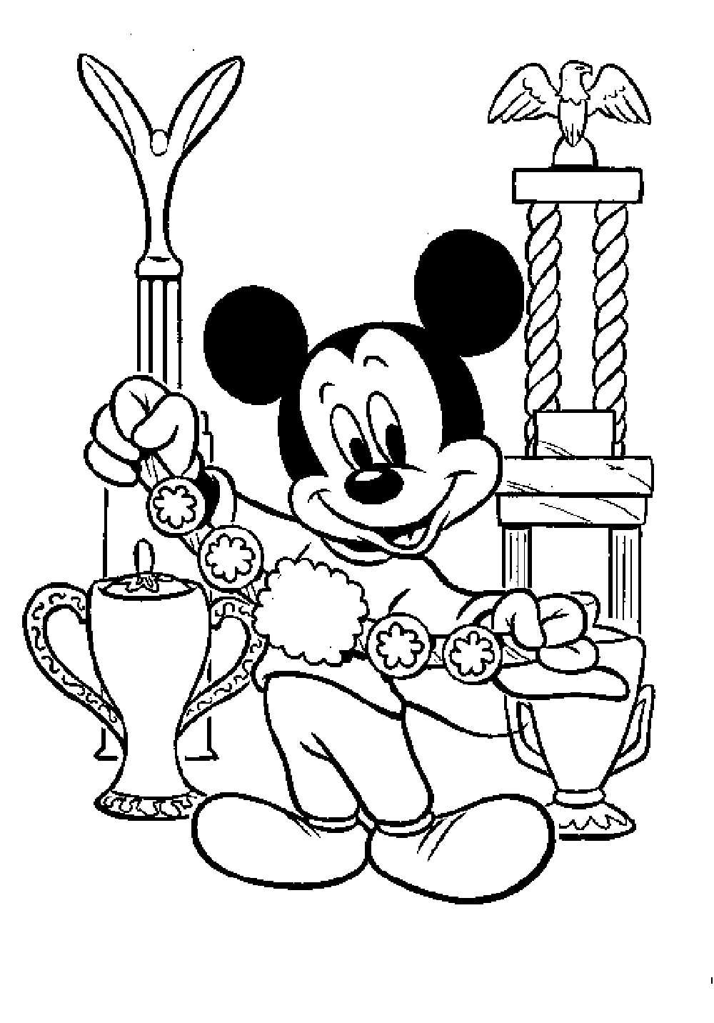 mickey mouse clubhouse coloring pages