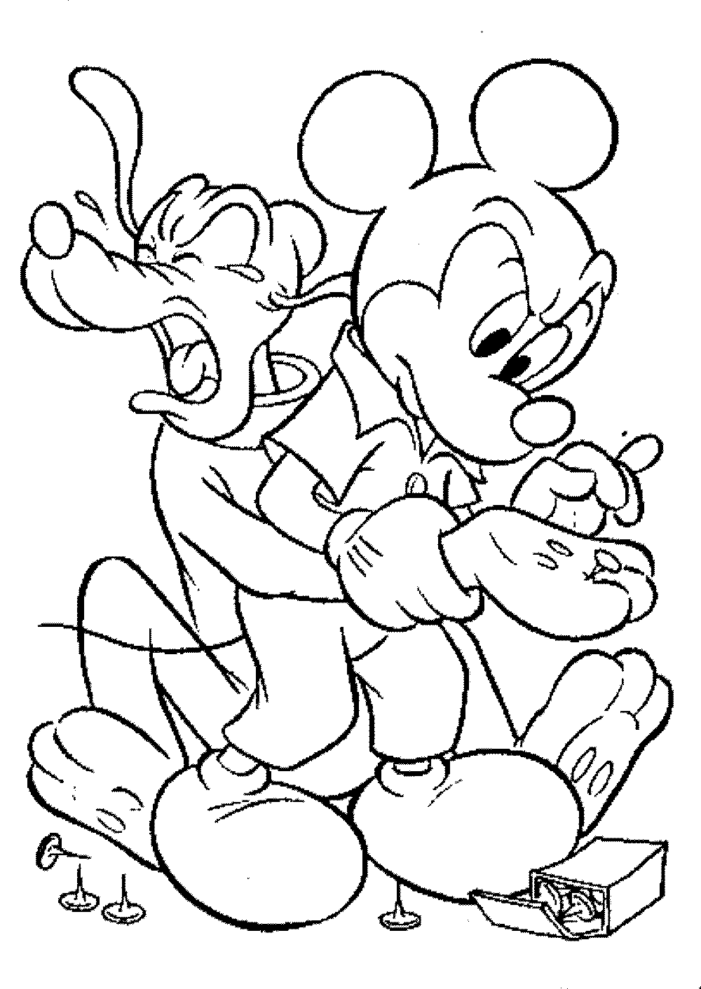 Learning Through Mickey Mouse Coloring Pages