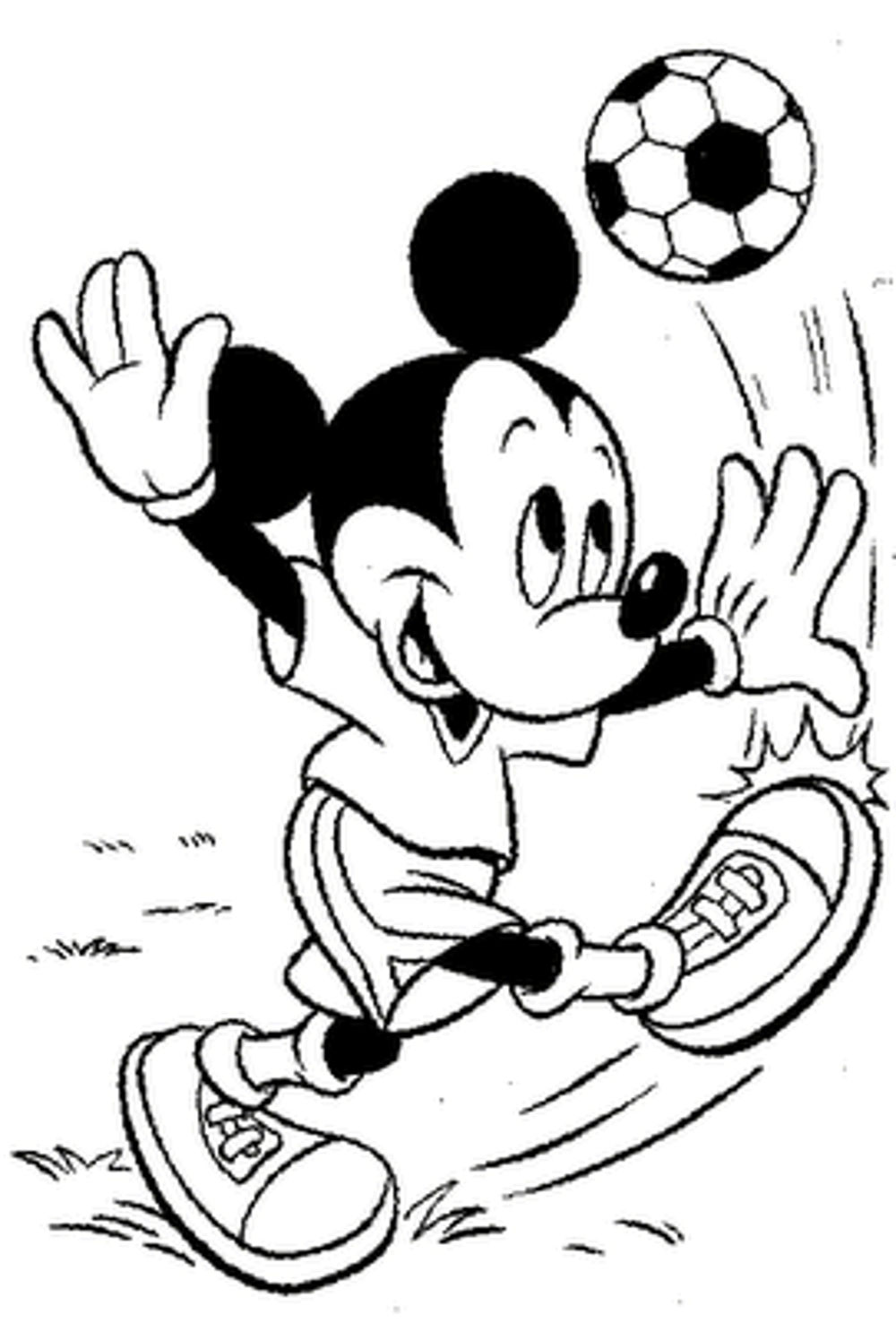 mickey mouse coloring pages to print for free