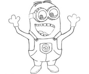 print  download  minion coloring pages for kids to have