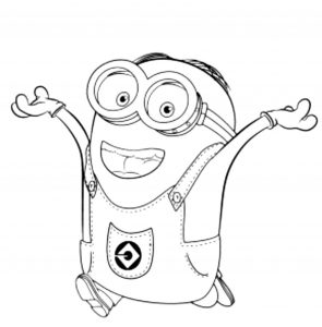 print  download  minion coloring pages for kids to have