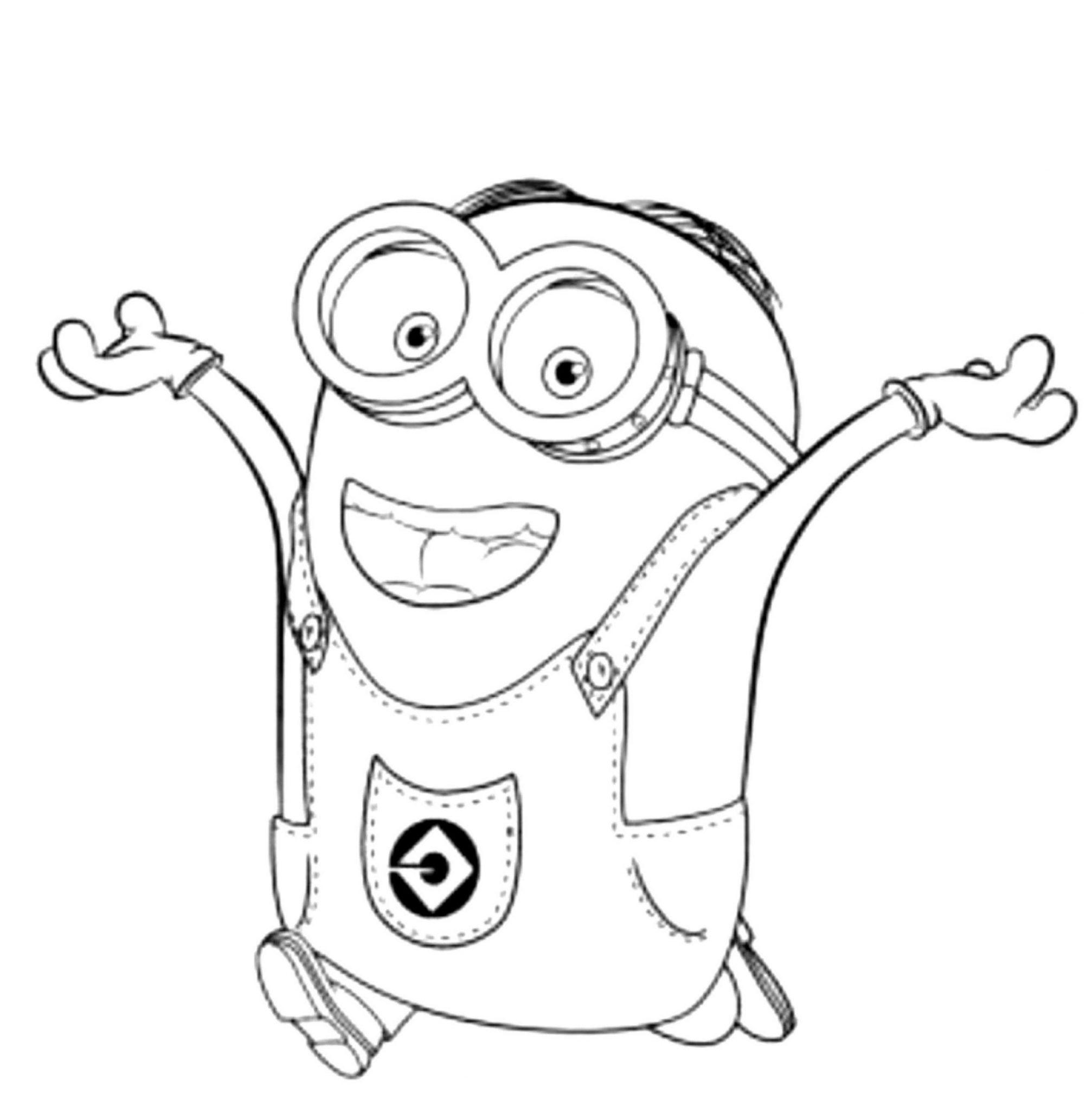 Print Download Minion Coloring Pages For Kids To Have Fun Print Download Minion Coloring Pages For Kids To Have Fun