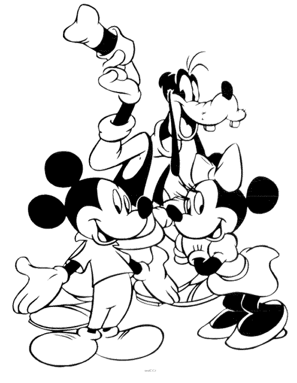 Learning Through Mickey Mouse Coloring Pages