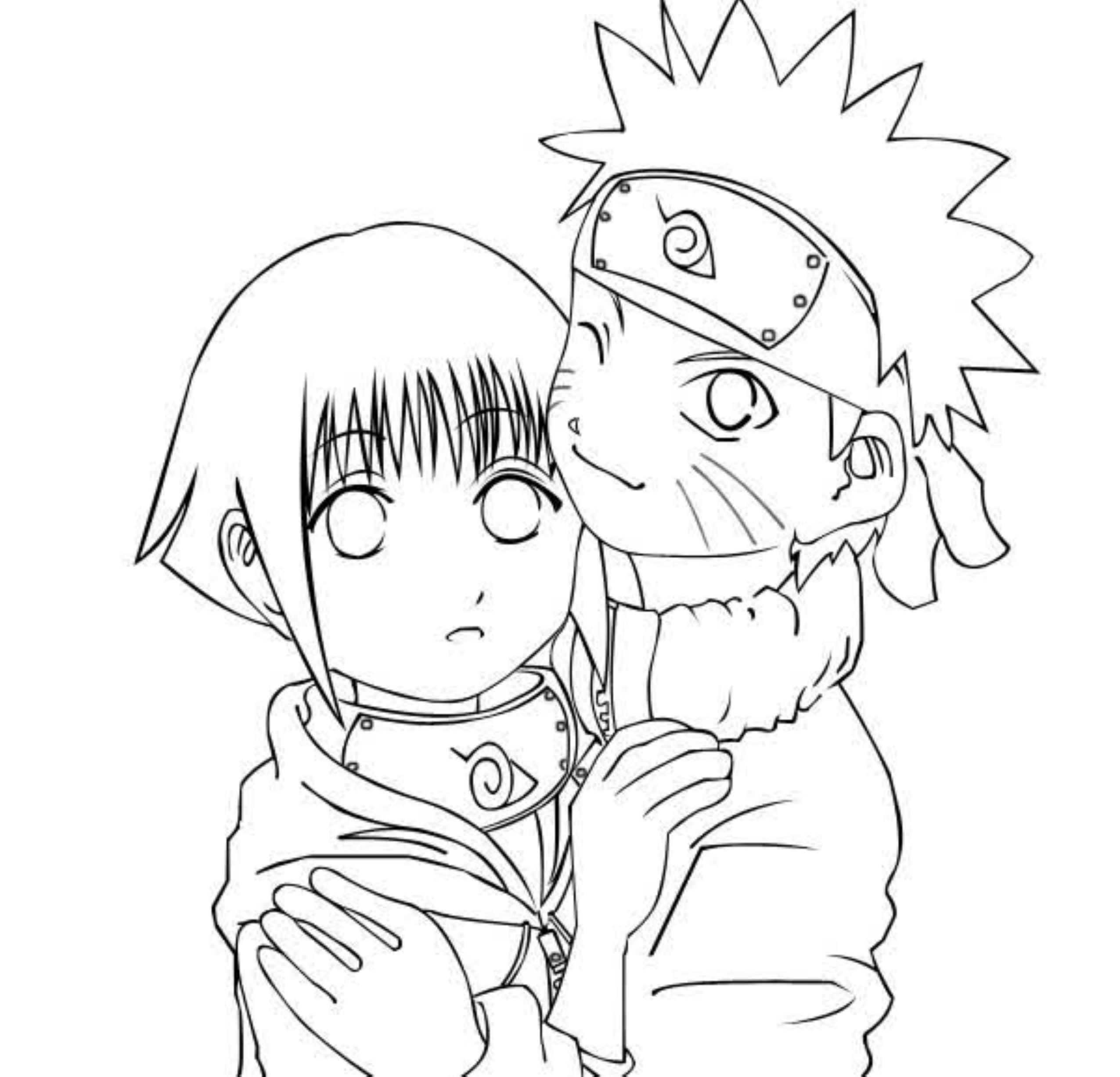naruto and hinata coloring pages     BestAppsForKids.com