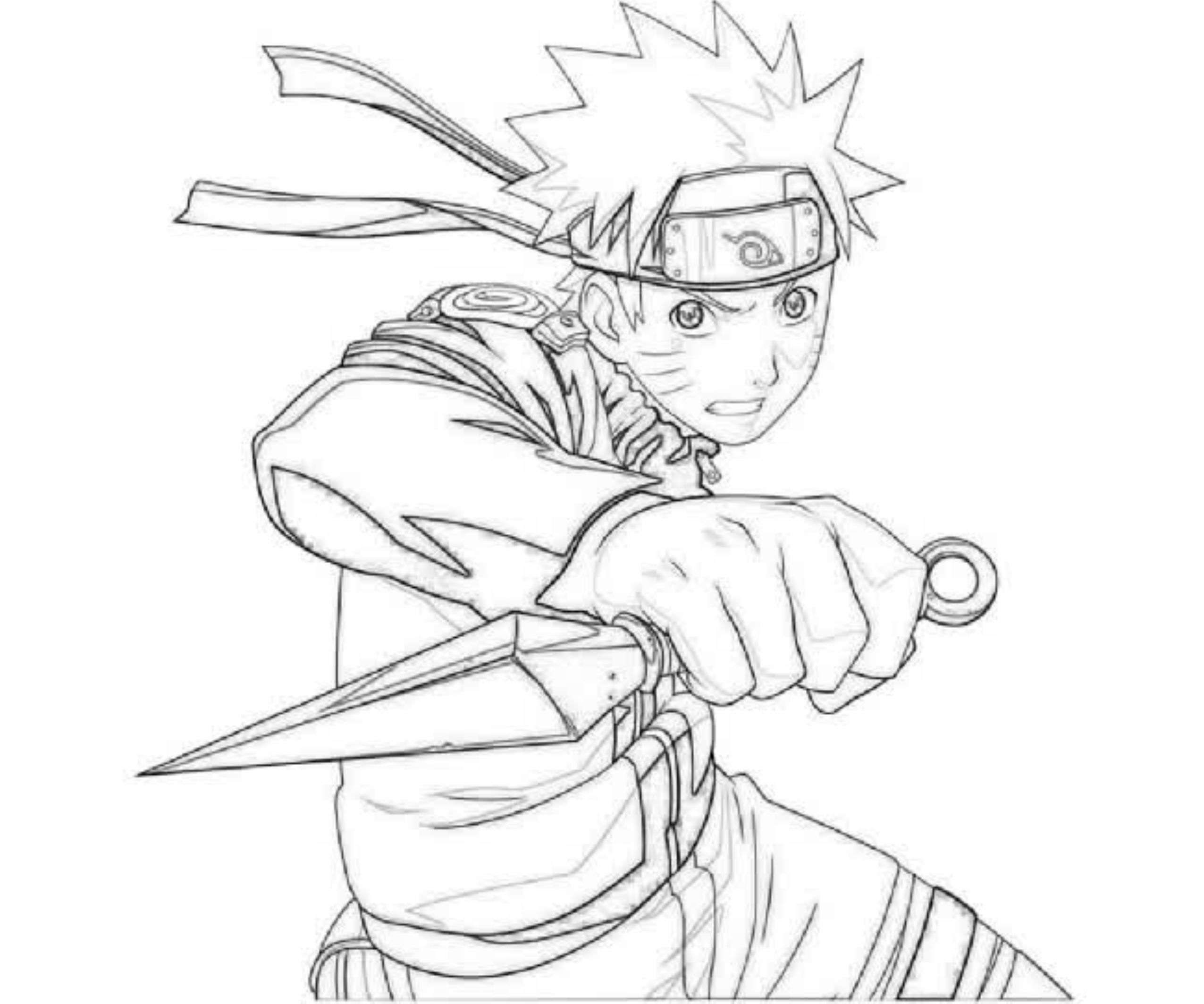 Printable Naruto Coloring Pages to Get Your Kids Occupied