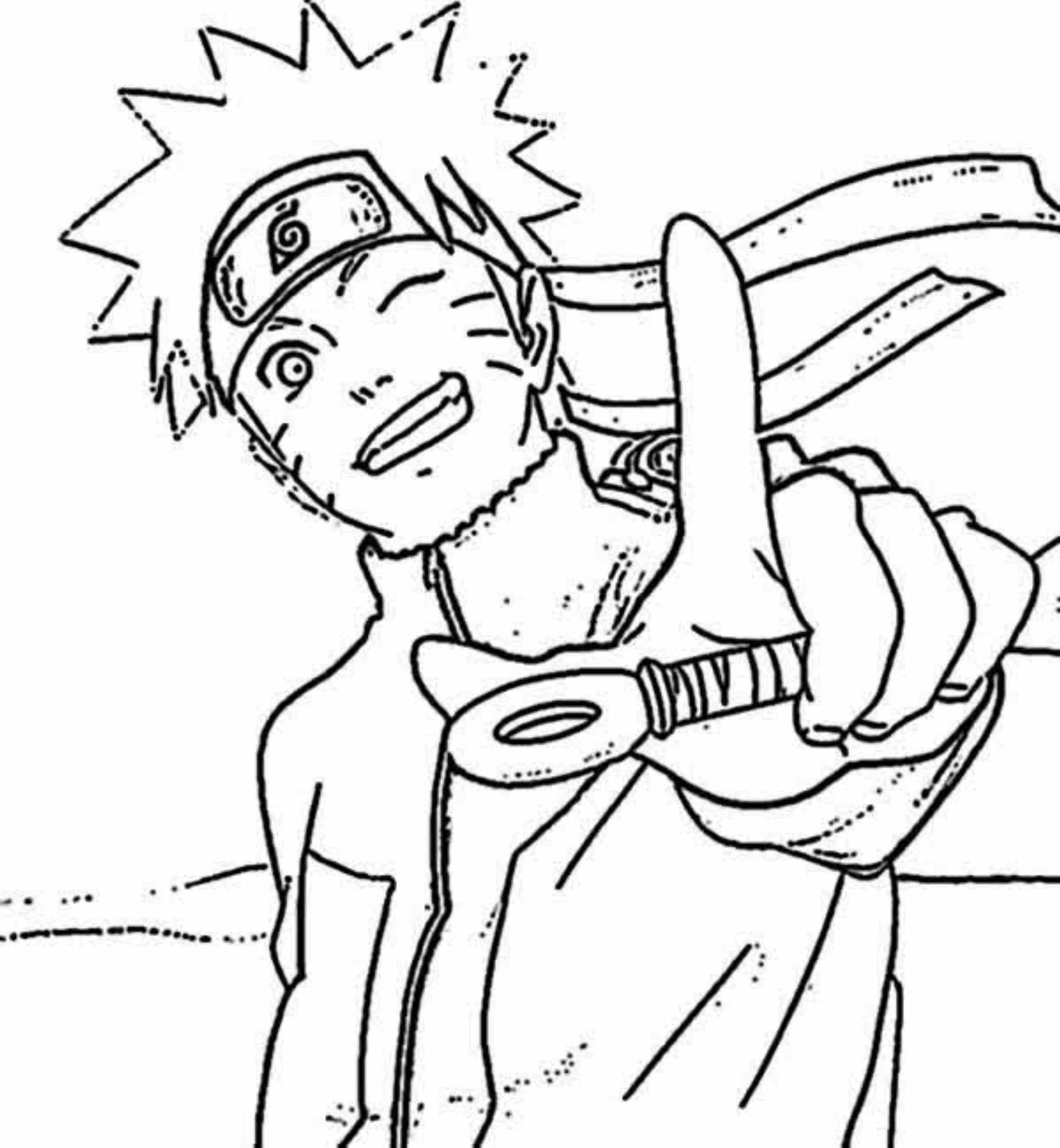 Printable Naruto Coloring Pages to Get Your Kids Occupied