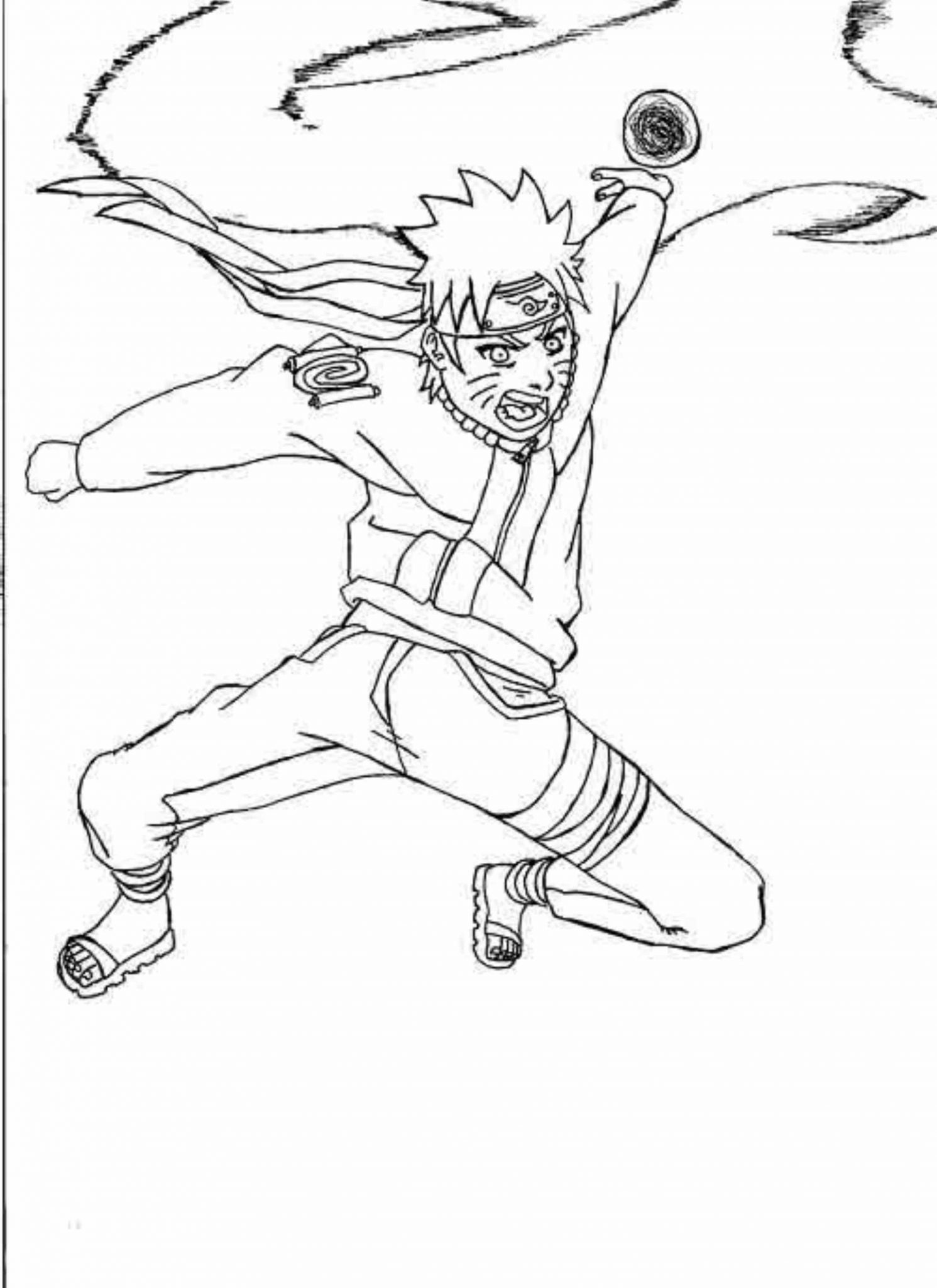 Download Printable Naruto Coloring Pages to Get Your Kids Occupied