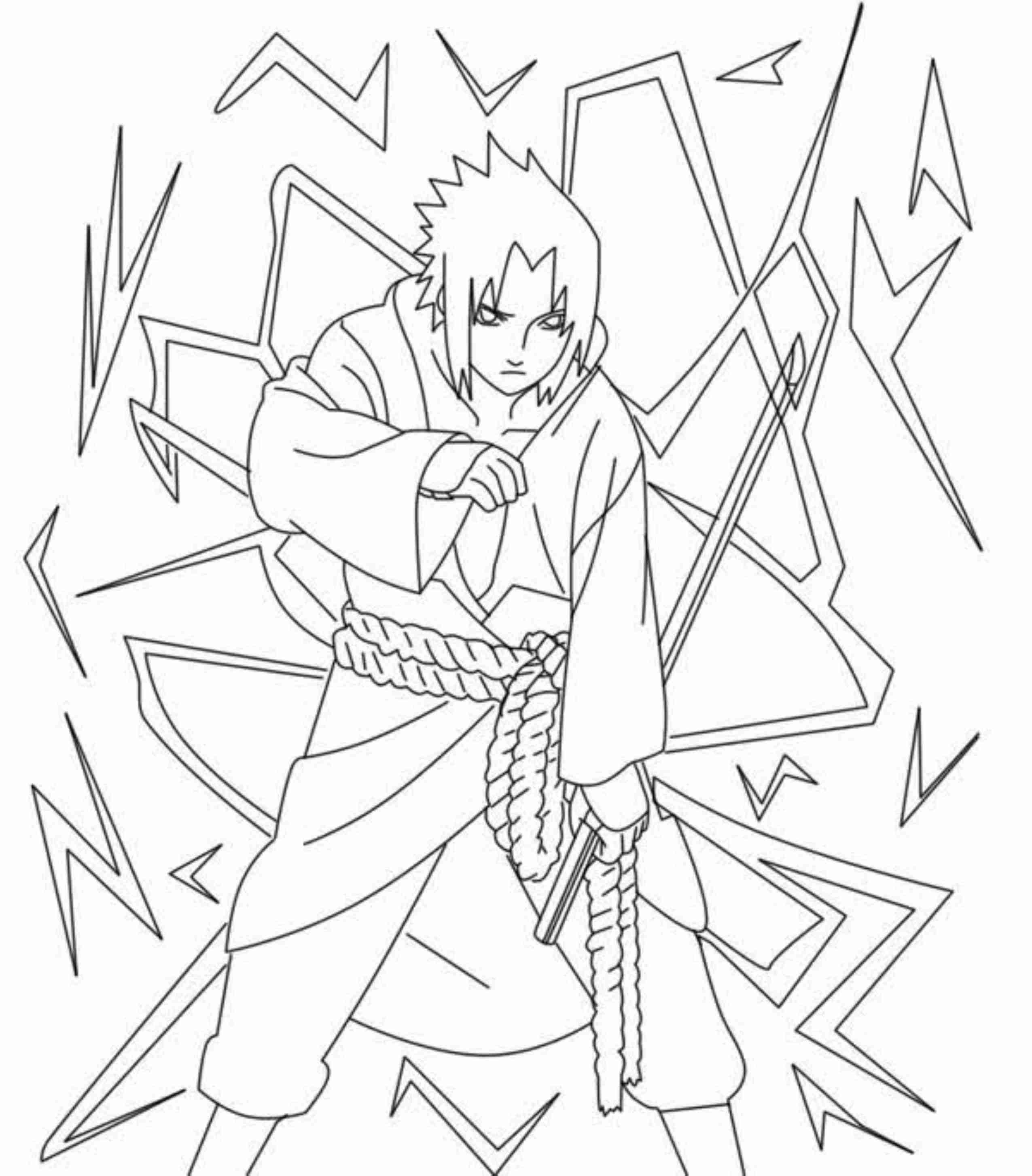 Printable Naruto Coloring Pages to Get Your Kids Occupied