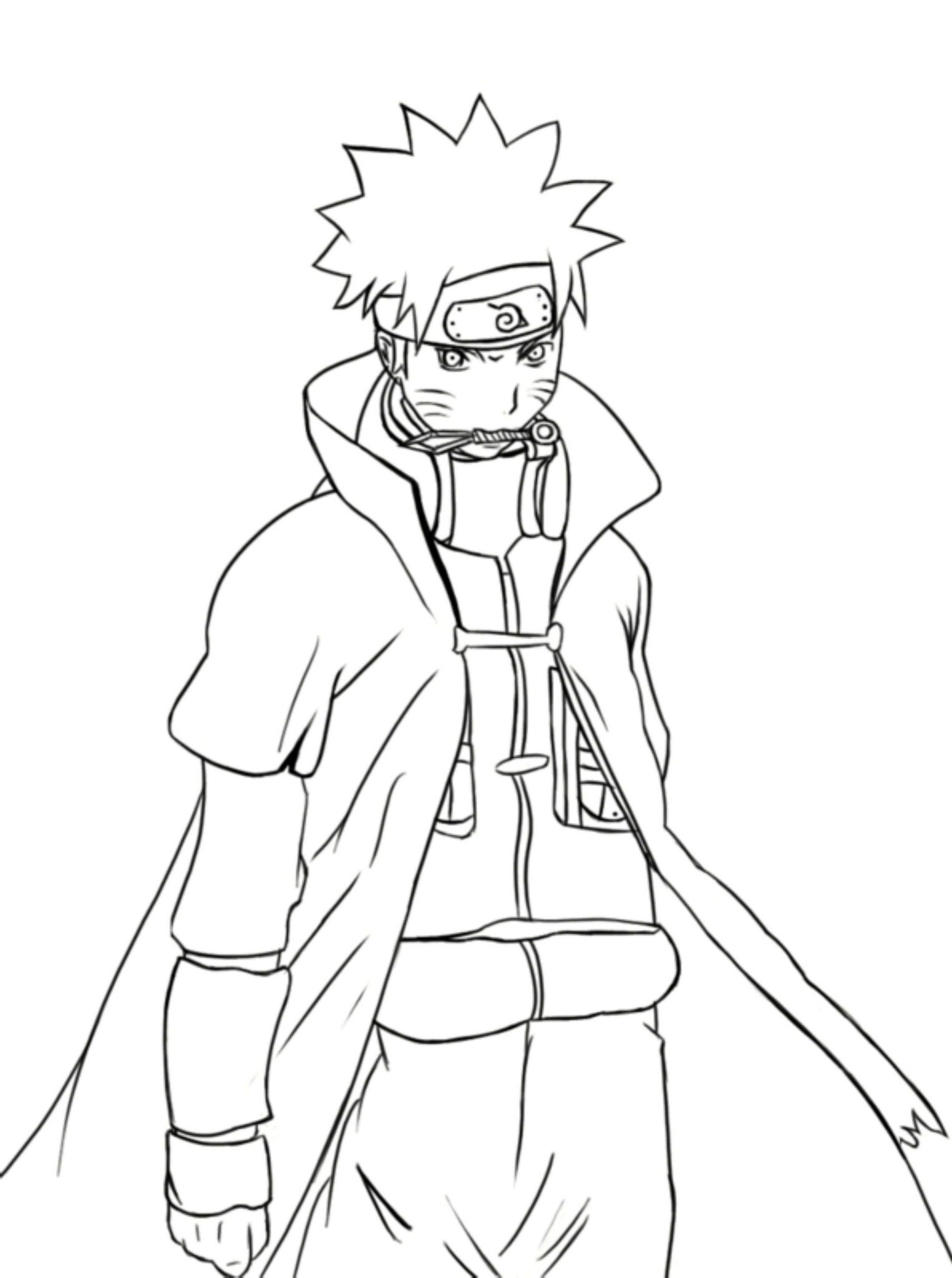 Printable Naruto Coloring Pages to Get Your Kids Occupied