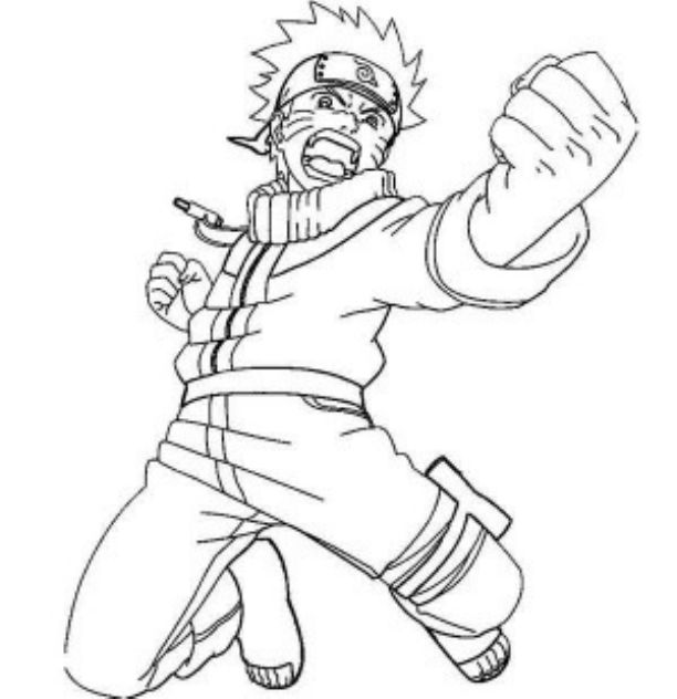 Download Printable Naruto Coloring Pages to Get Your Kids Occupied